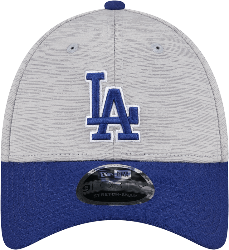 New Era Caps Los Angeles Dodgers New Era MLB Team Active Digi-Tech 9FORTY Snapback Hat - Graphite Grey