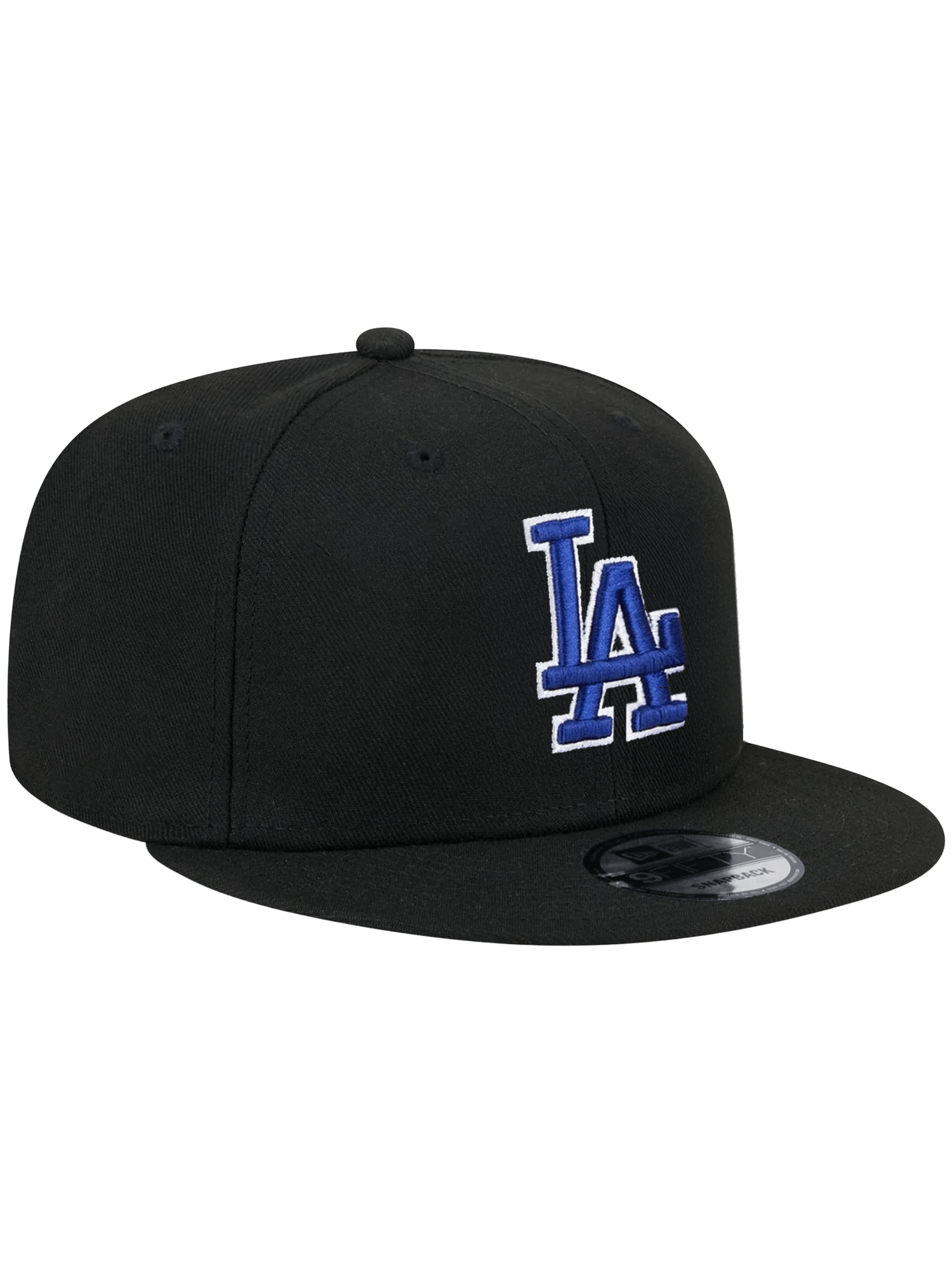 New Era Caps Los Angeles Dodgers New Era MLB Team Outline 9FIFTY Snapback Hat - Black