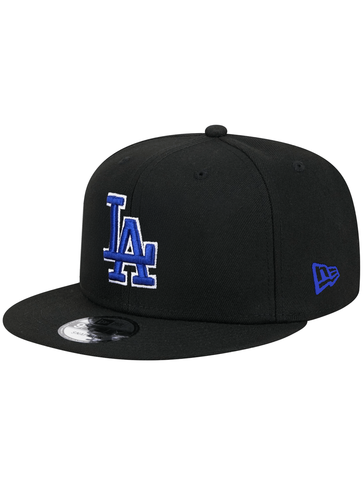 New Era Caps Los Angeles Dodgers New Era MLB Team Outline 9FIFTY Snapback Hat - Black