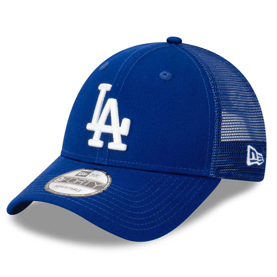 New Era Caps Los Angeles Dodgers New Era MLB Team Trucker 9FORTY Snapback Hat - Blue