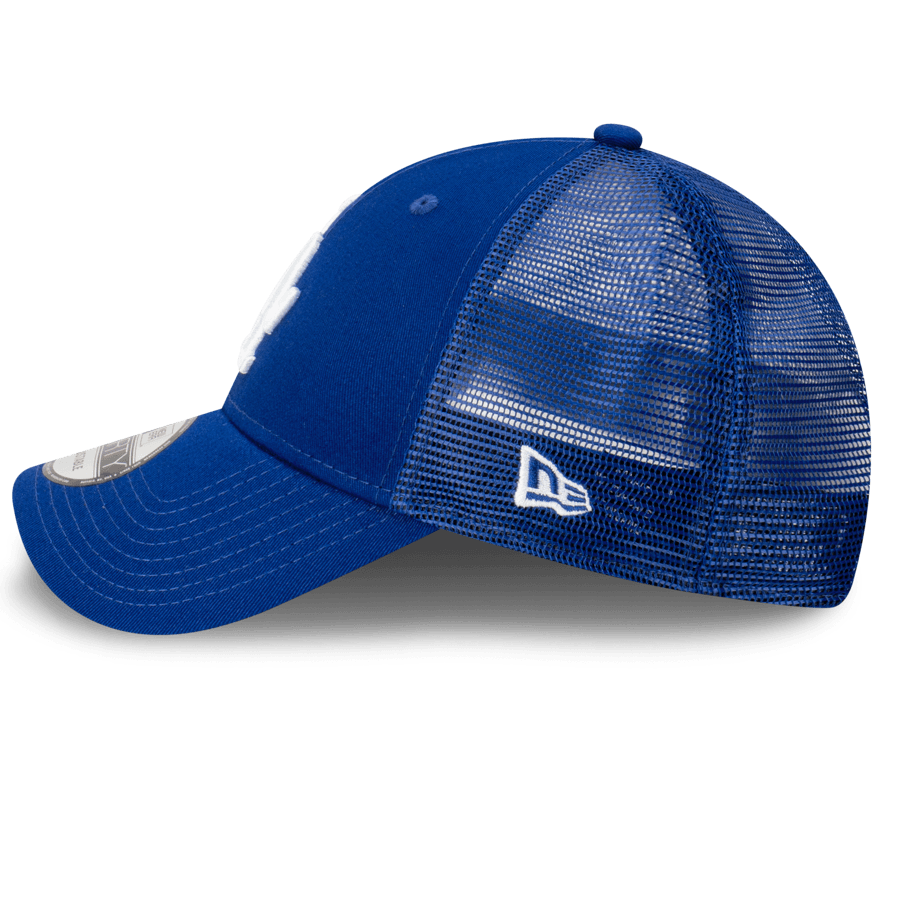 New Era Caps Los Angeles Dodgers New Era MLB Team Trucker 9FORTY Snapback Hat - Blue