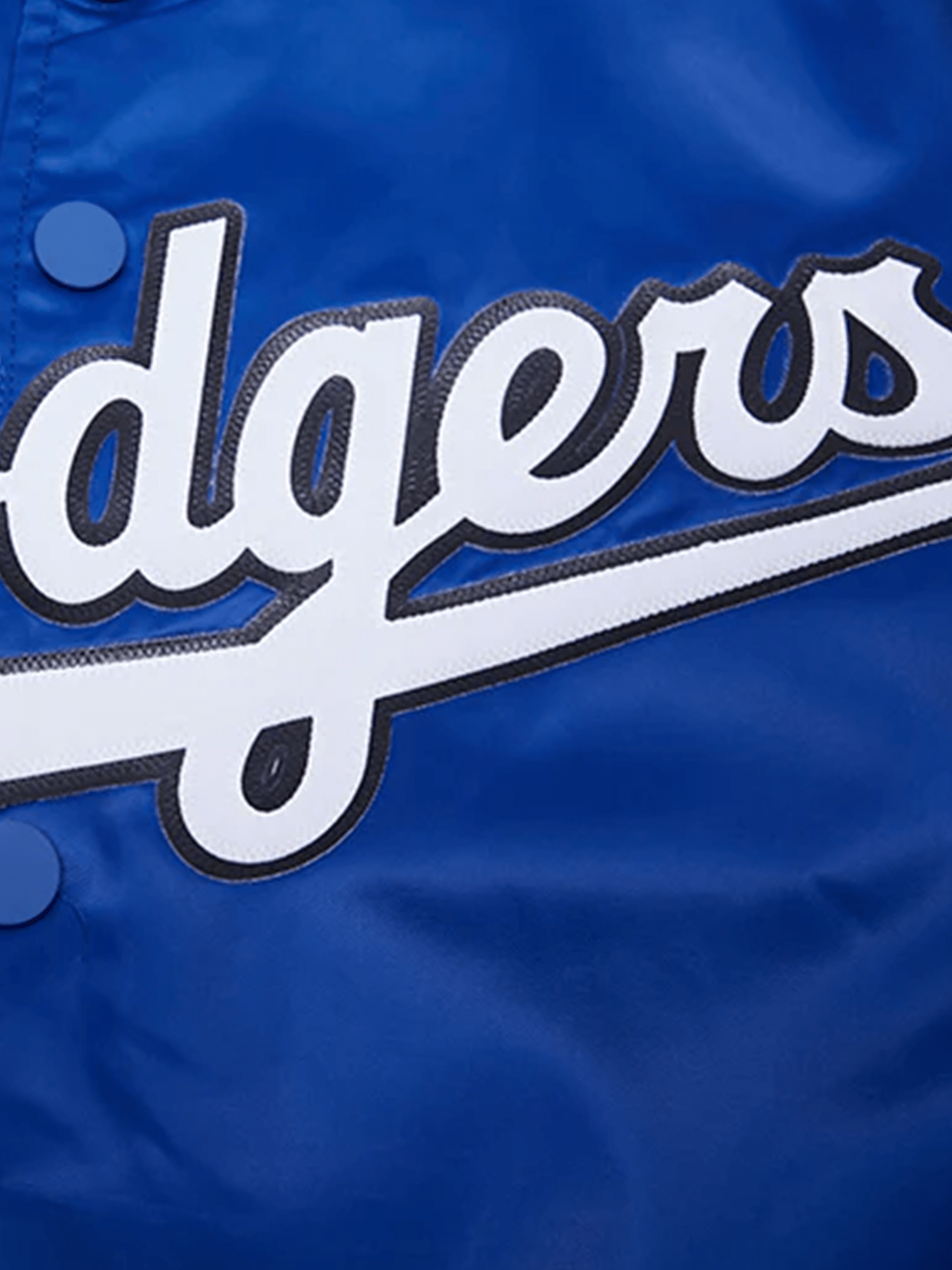 Pro Standard Jackets Los Angeles Dodgers Pro Standard MLB Team Classic Satin Button Jacket - Blue