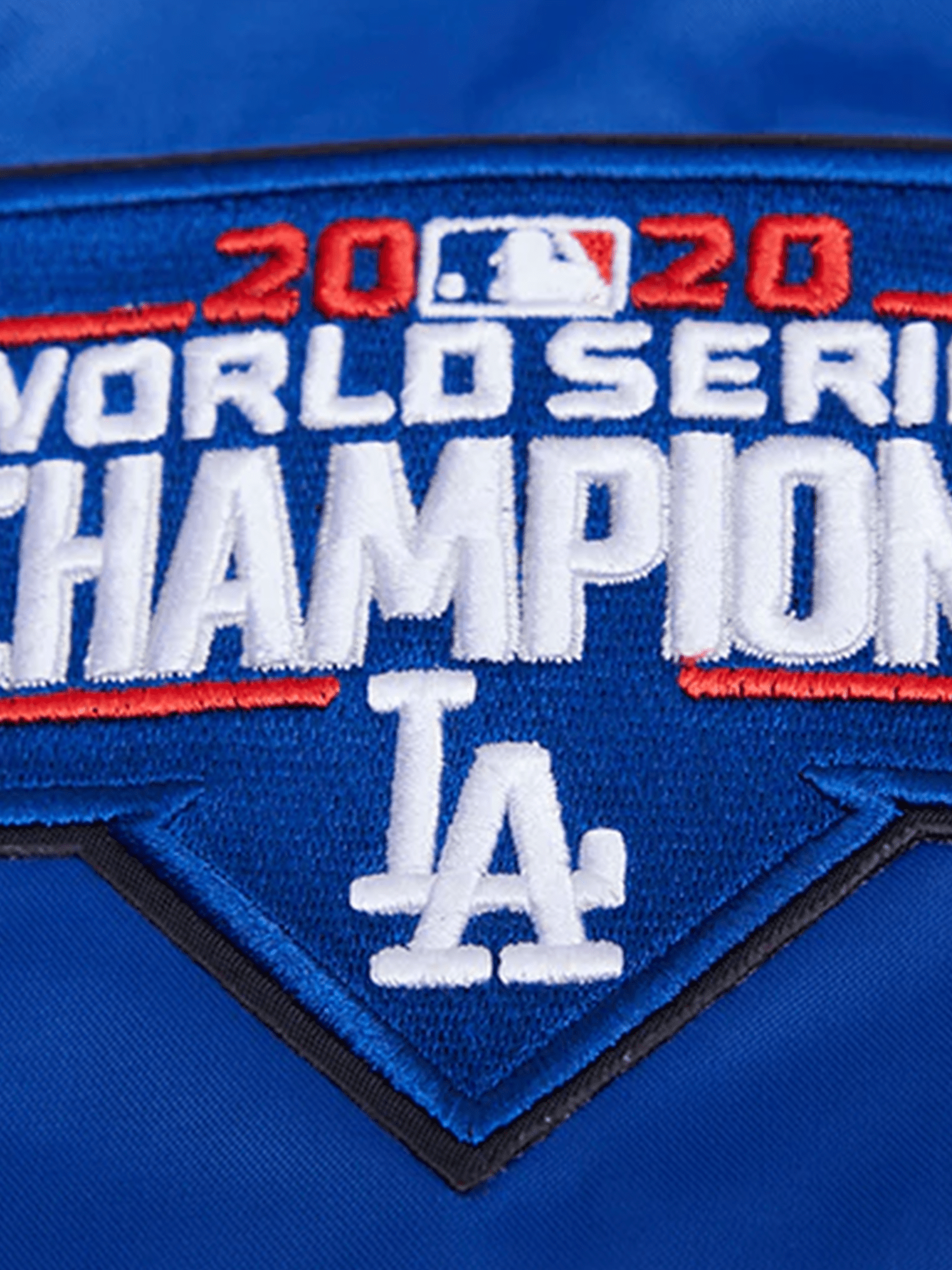 Pro Standard Jackets Los Angeles Dodgers Pro Standard MLB Team Classic Satin Button Jacket - Blue