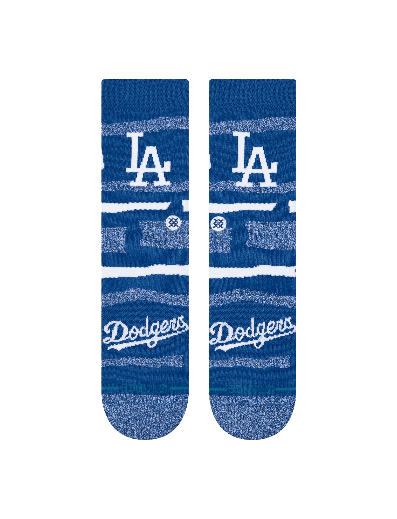 Stance Socks Large (9-12 US) Los Angeles Dodgers Stance MLB Team Squeeze Crew Socks - Navy