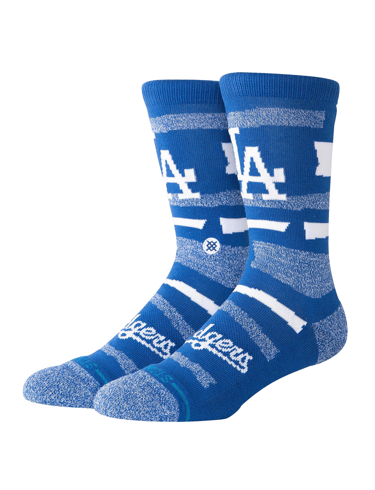 Stance Socks Large (9-12 US) Los Angeles Dodgers Stance MLB Team Squeeze Crew Socks - Navy