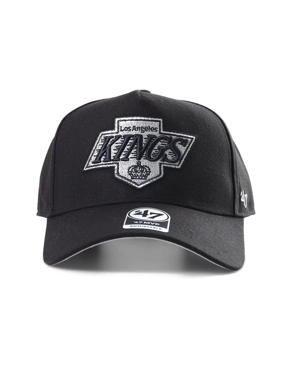 47 Brand Caps Los Angeles Kings '47 NHL Throwback MVP DT Snapback Hat - Black