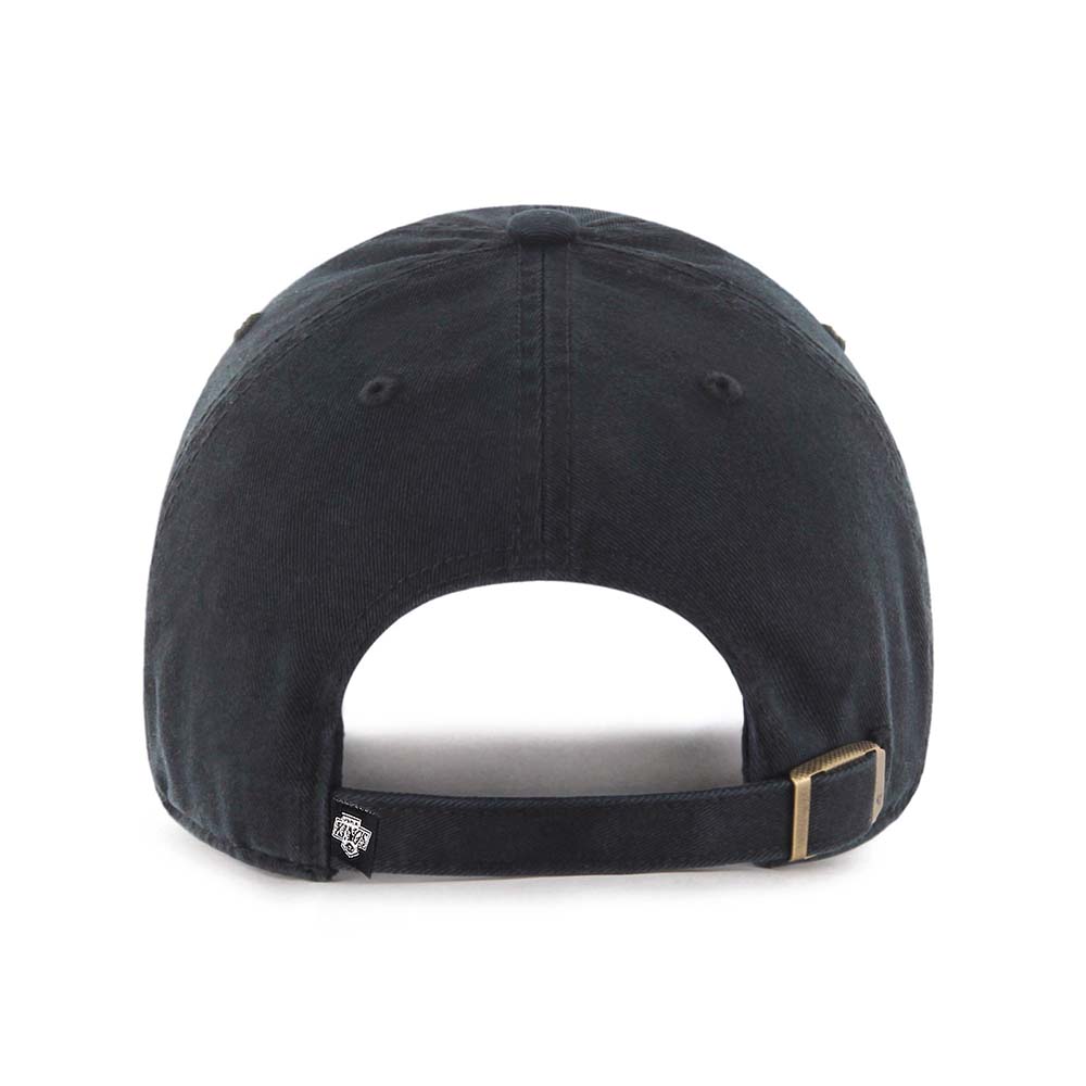 47 Brand Caps Los Angeles Kings '47 NHL Vintage Clean Up Strapback Hat - Black