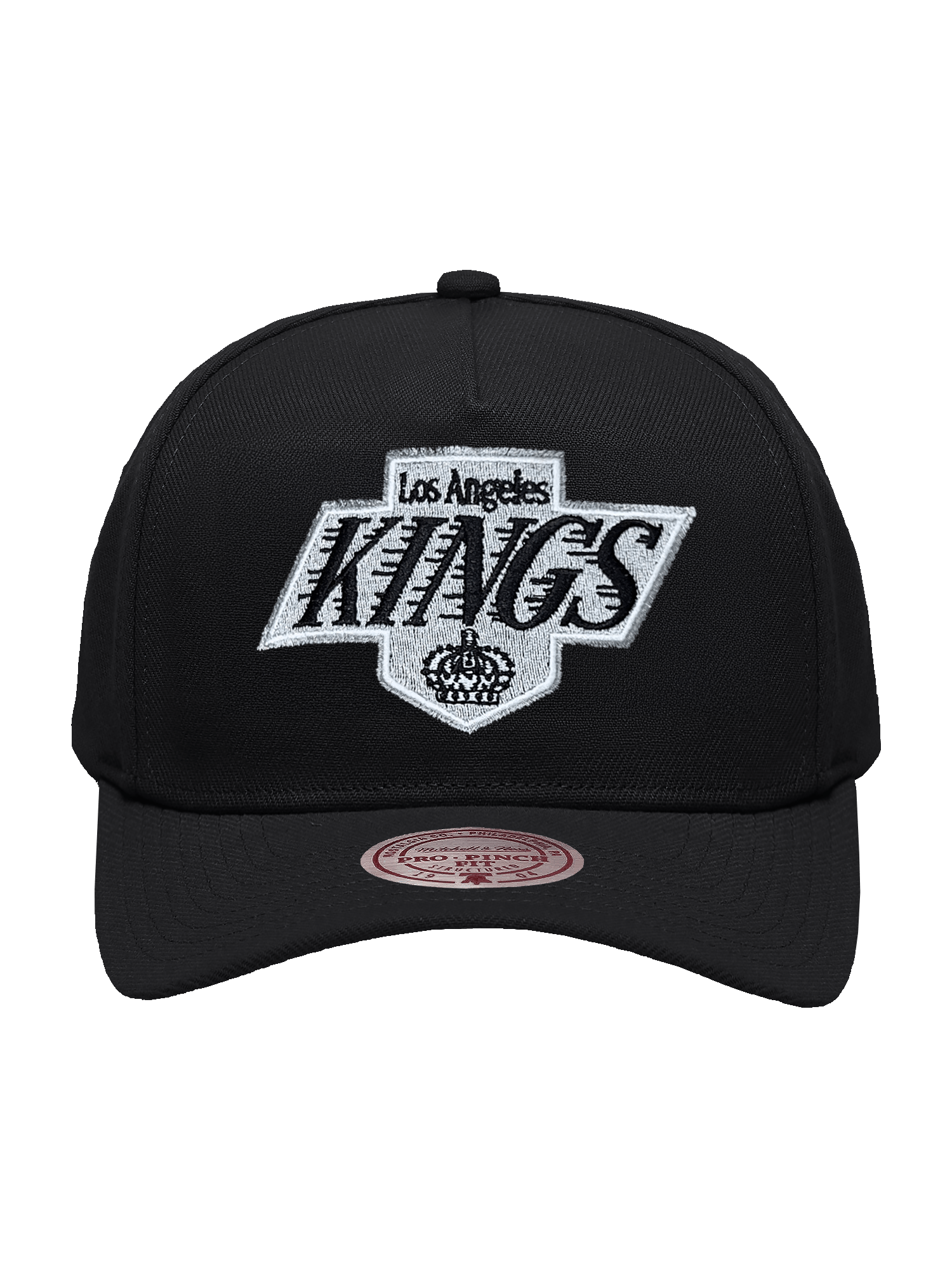 Mitchell And Ness Caps Los Angeles Kings Mitchell & Ness NHL Team Pro Pinch Snapback Hat - Black