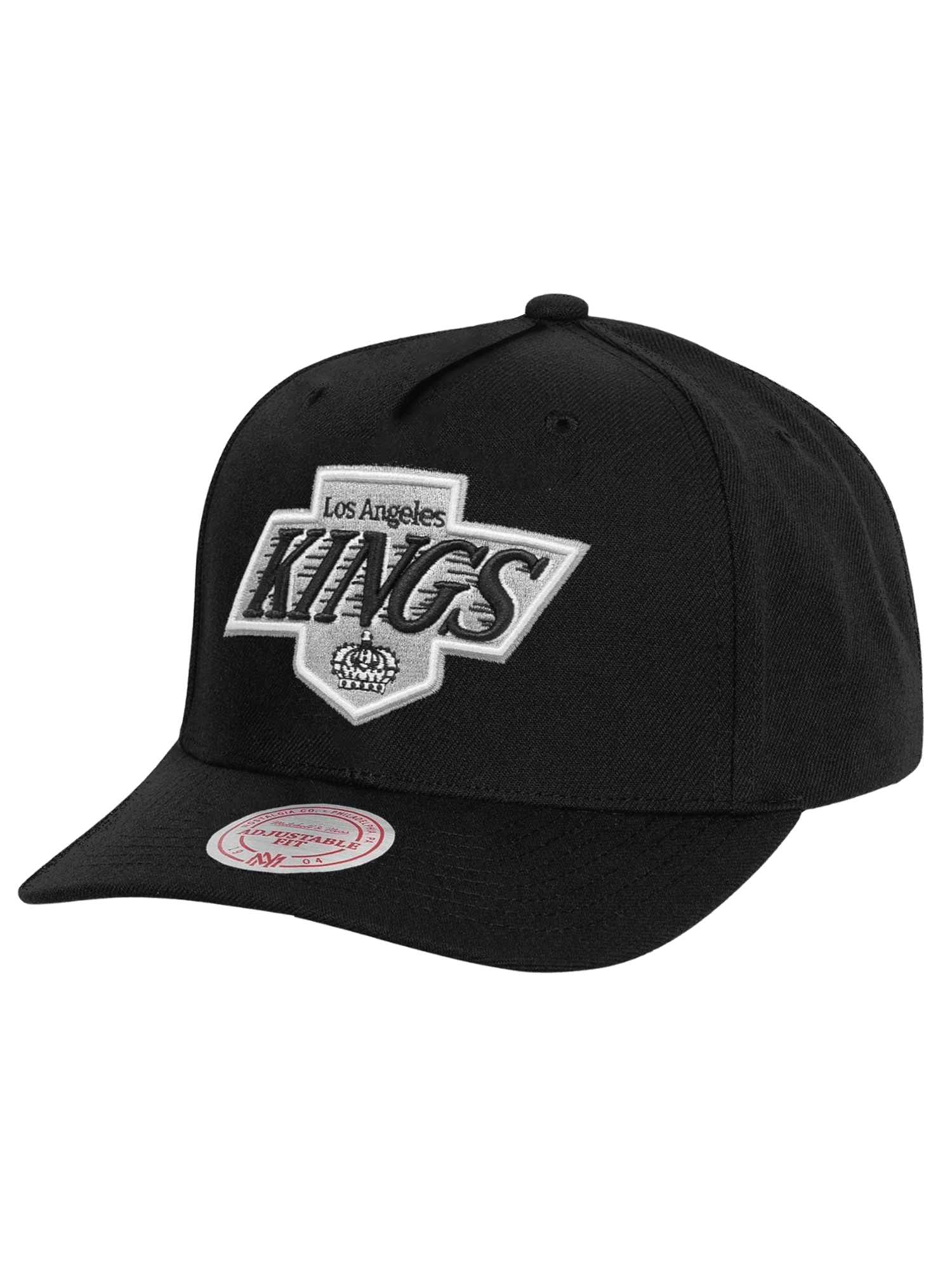 Mitchell And Ness Caps Los Angeles Kings Mitchell & Ness NHL Vintage Logo MVP Snapback Hat - Black