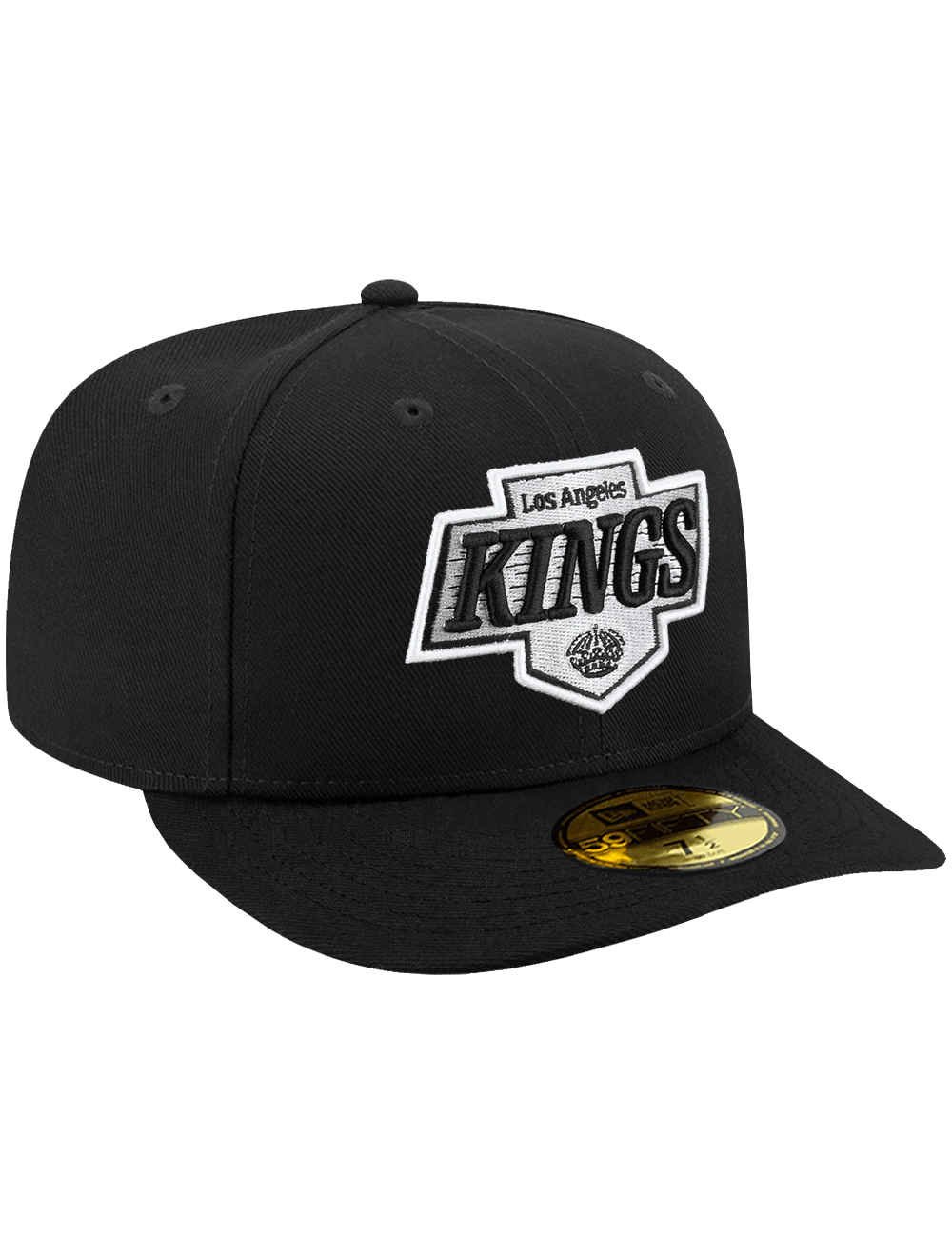 New Era Caps Los Angeles Kings New Era NHL Team 59FIFTY Pre-Curved Fitted Hat - Black