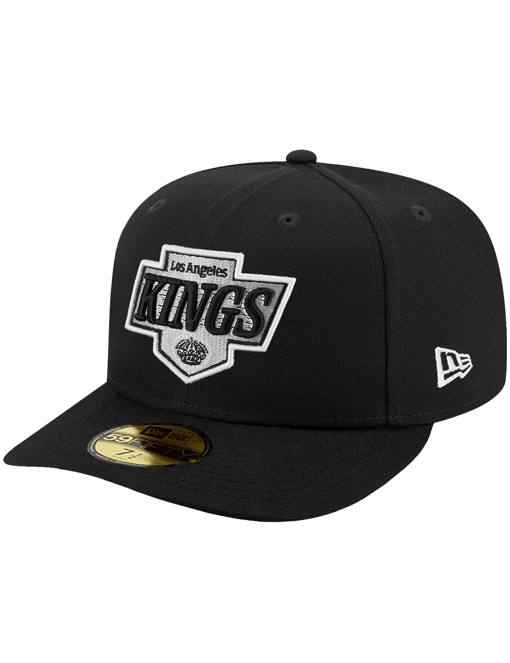 New Era Caps Los Angeles Kings New Era NHL Team 59FIFTY Pre-Curved Fitted Hat - Black