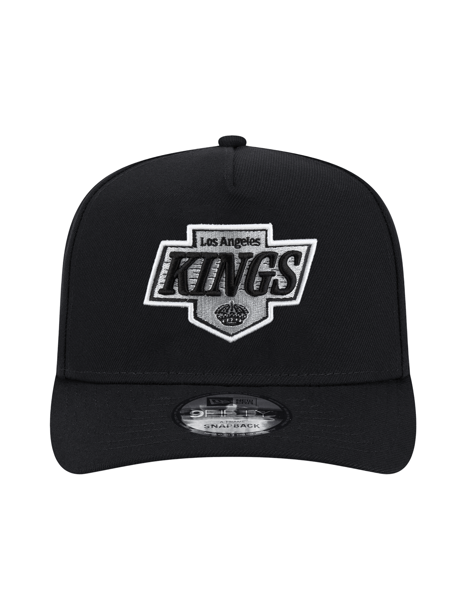 New Era Caps Los Angeles Kings New Era NHL Team Pre-Curved 9FIFTY A-Frame Snapback Hat - Black