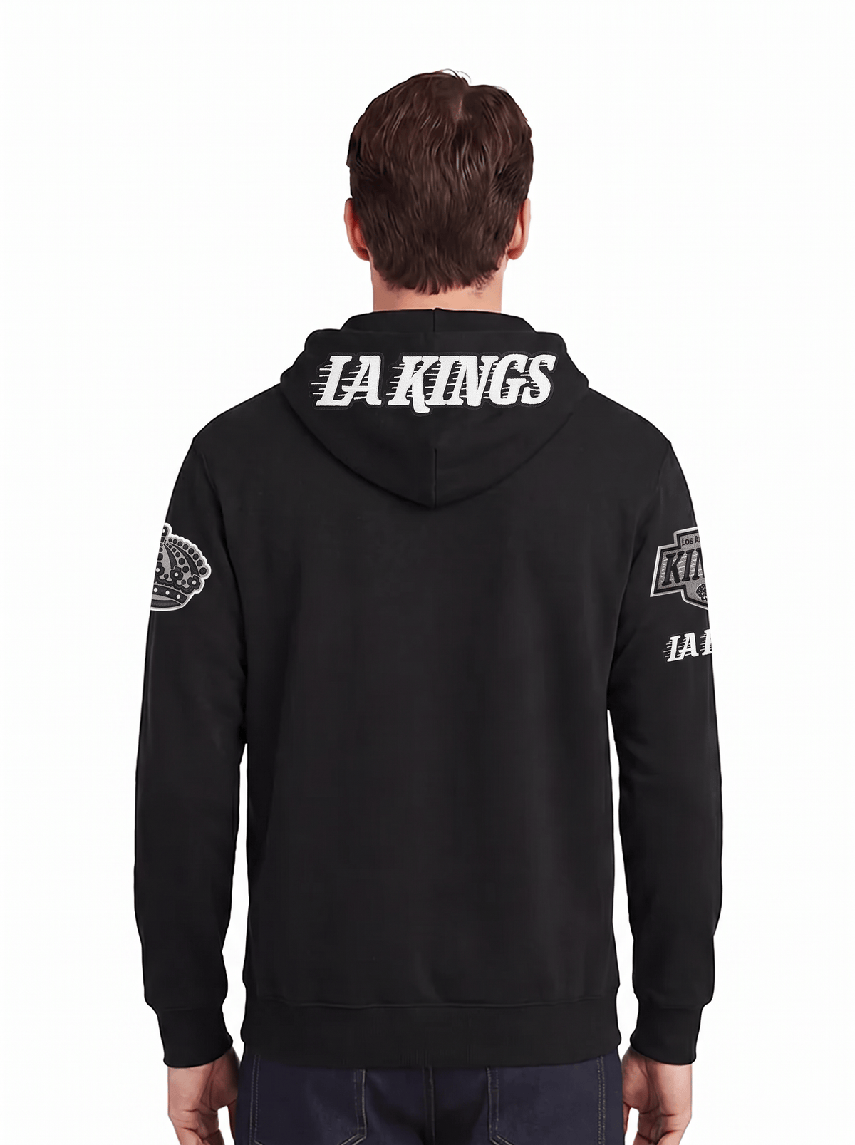 Pro Standard Jumpers Los Angeles Kings Pro Standard NHL Classic Chenille Flex Hoodie Jumper - Black