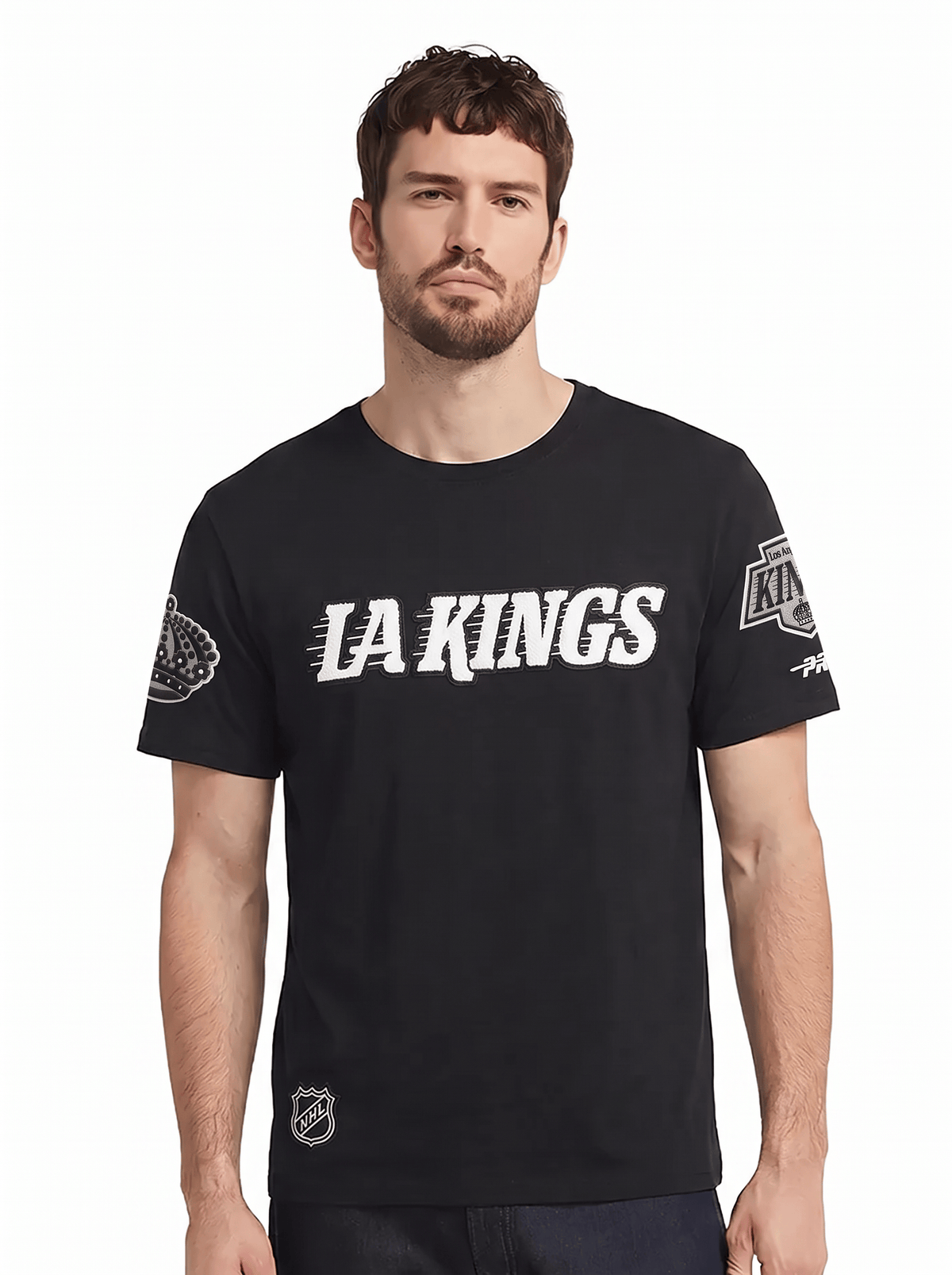 Pro Standard T-Shirts Los Angeles Kings Pro Standard NHL Classic Chenille Flex T-Shirt - Black
