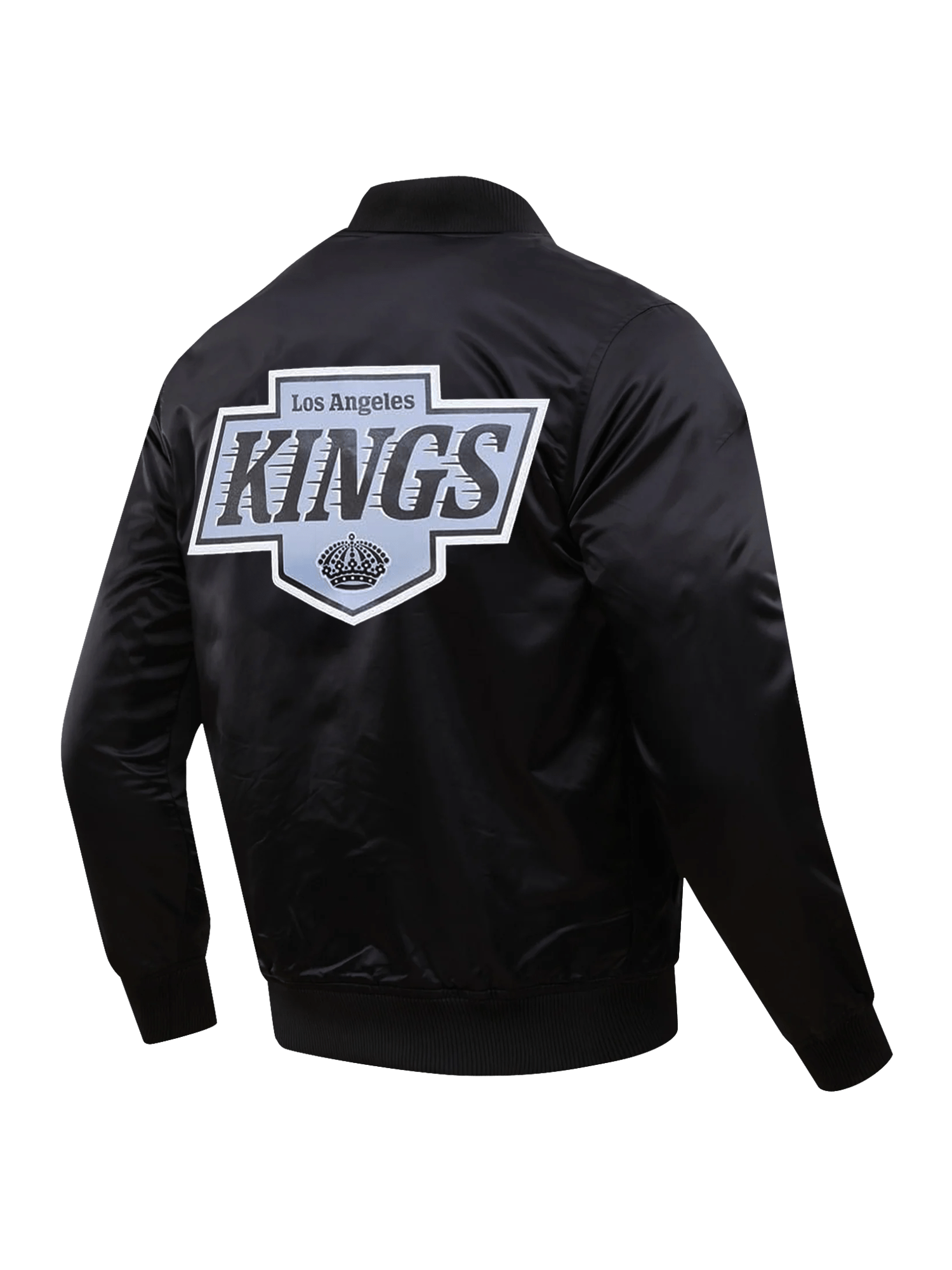 Pro Standard Jackets Los Angeles Kings Pro Standard NHL Team Classic Satin Button Jacket - Black