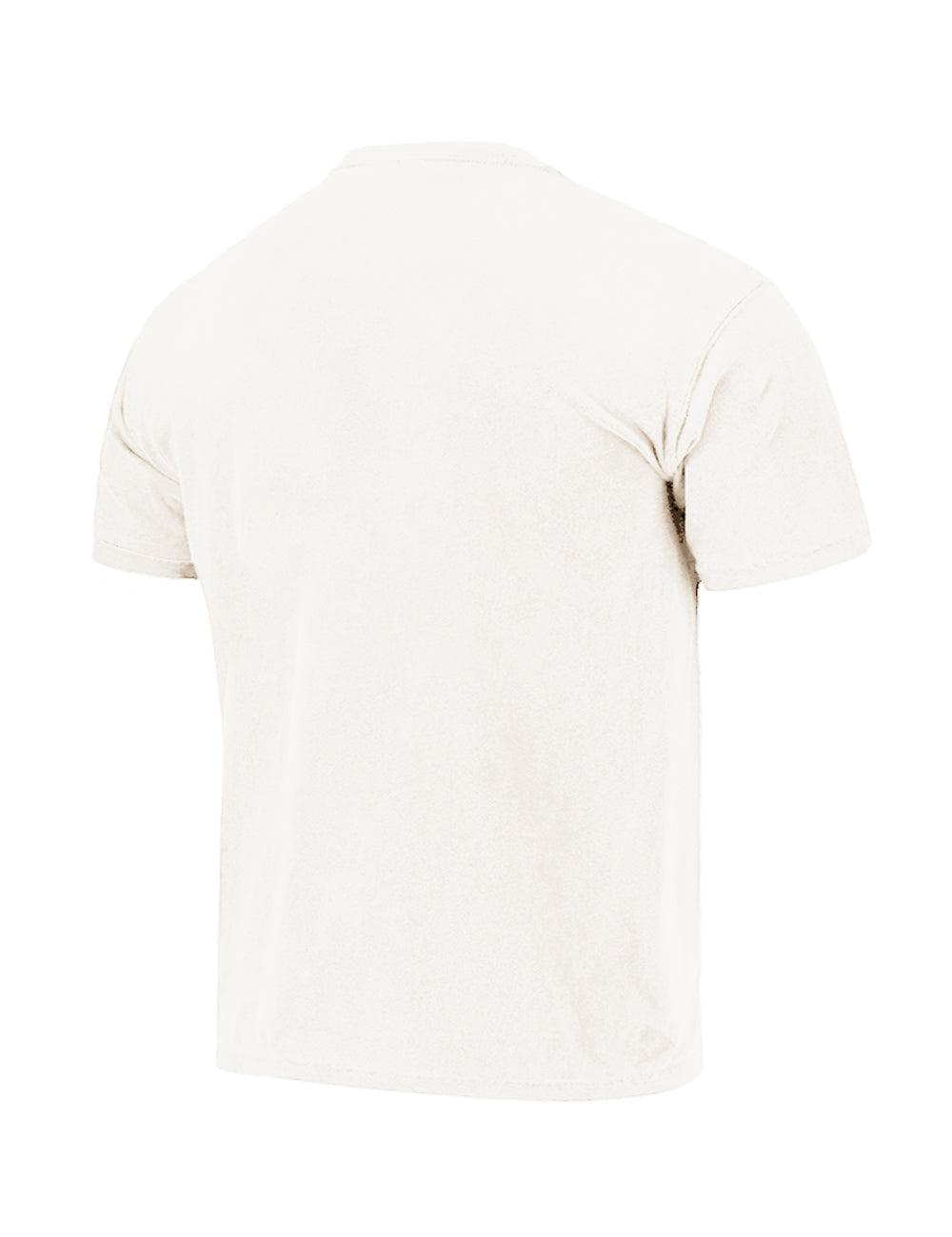 Mitchell And Ness T-Shirts Los Angeles Lakers Mitchell & Ness NBA Abstract Vintage T-Shirt - Vintage White