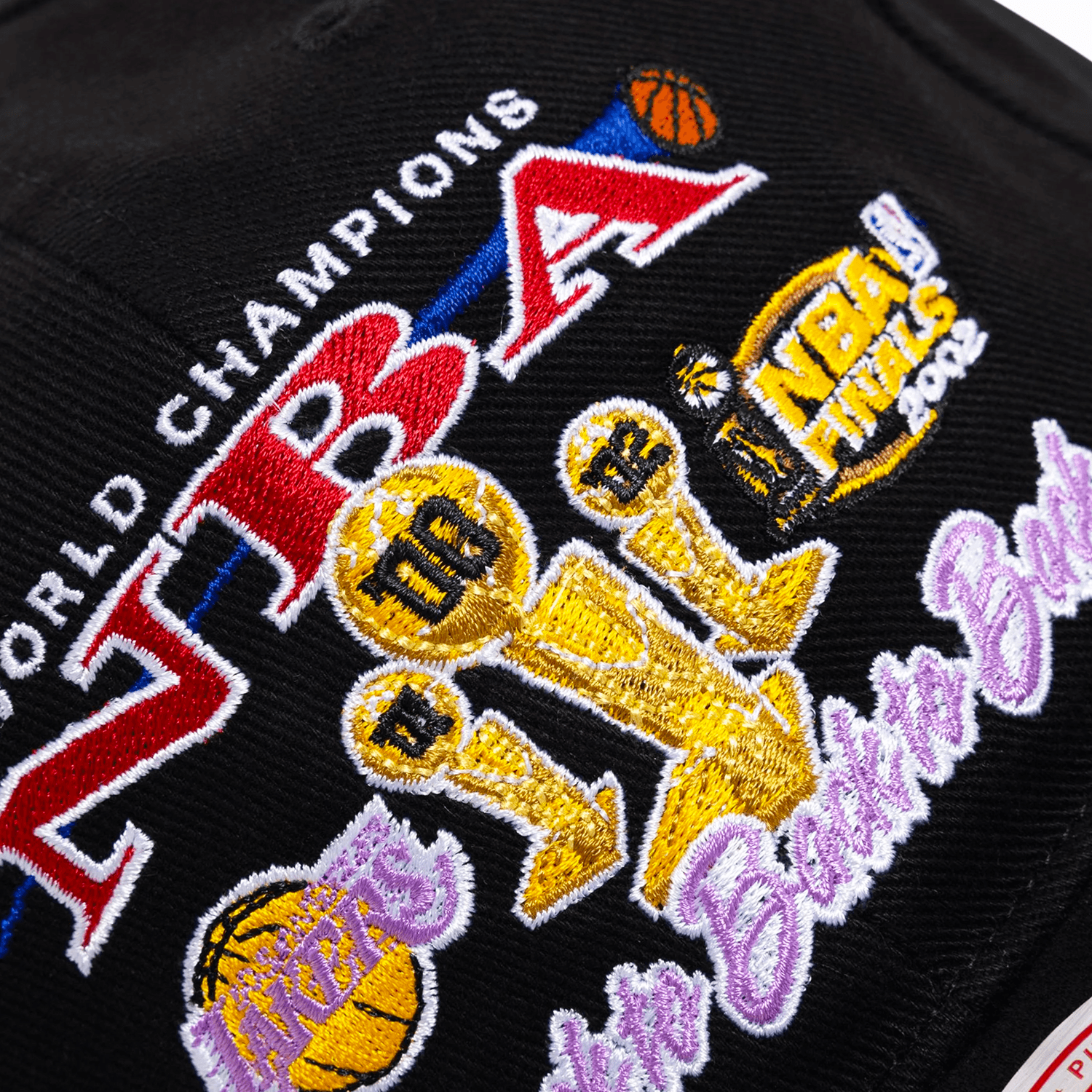 Mitchell And Ness Caps Los Angeles Lakers Mitchell & Ness NBA Finals Deadstock Snapback Hat - Black