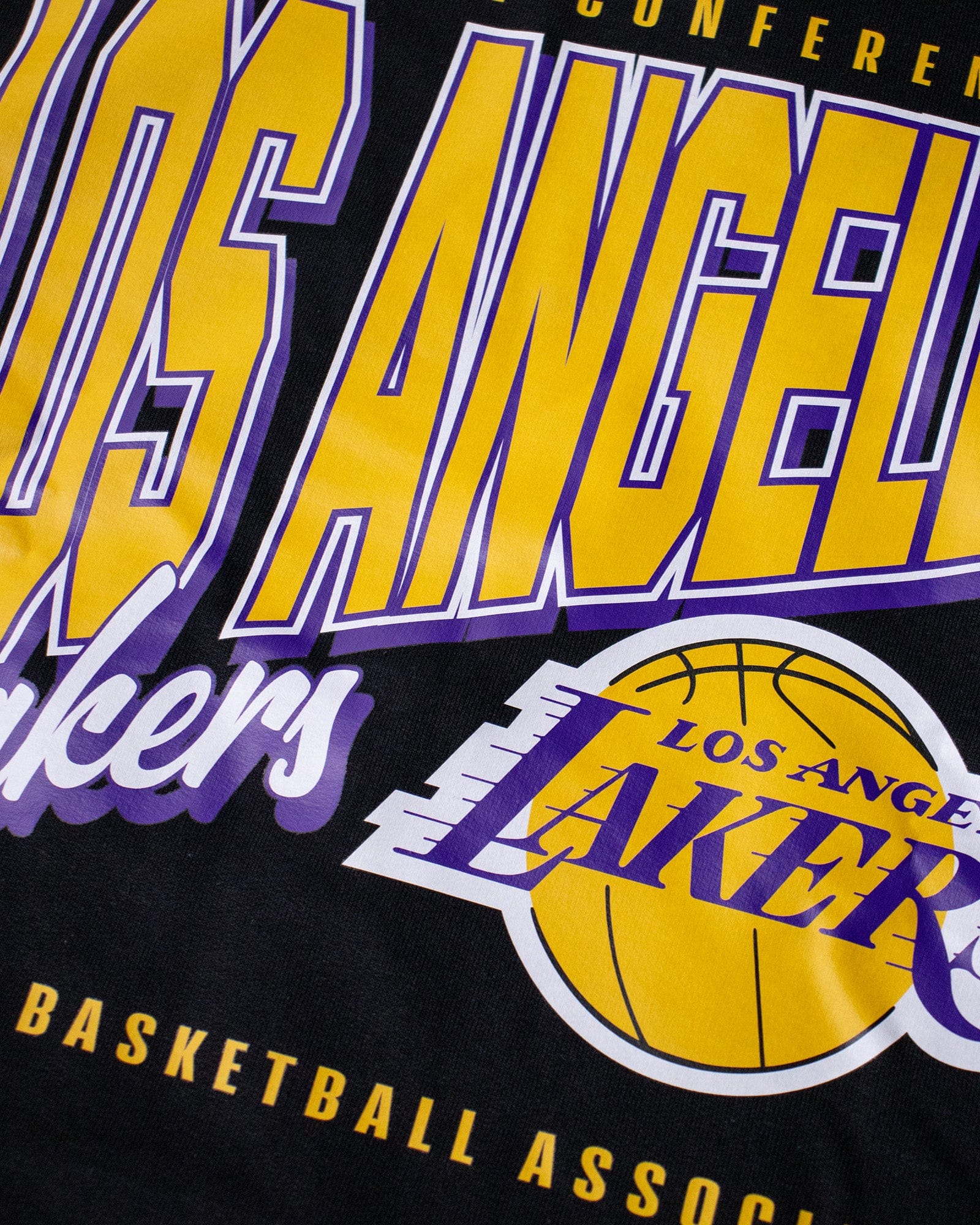 NBA Essentials Jumpers Los Angeles Lakers NBA Essentials Clarkdale Hoodie Jumper - Black
