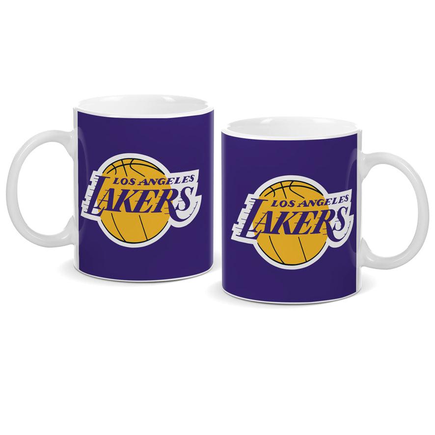 NBA Branded Accessories Los Angeles Lakers NBA Team Logo Ceramic Coffee Mug - Purple