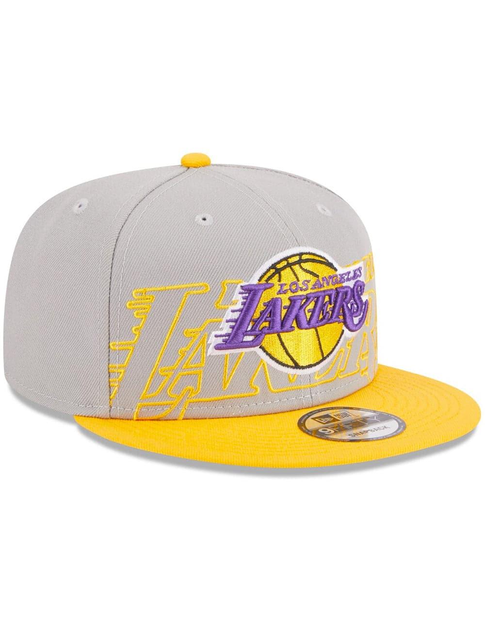 New Era Caps Los Angeles Lakers New Era NBA 23 Draft 9FIFTY Snapback Hat - Grey
