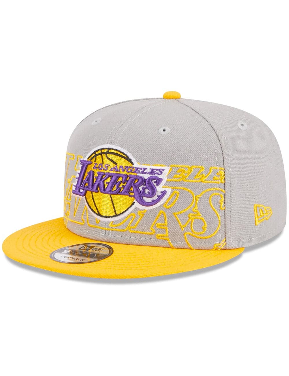 New Era Caps Los Angeles Lakers New Era NBA 23 Draft 9FIFTY Snapback Hat - Grey