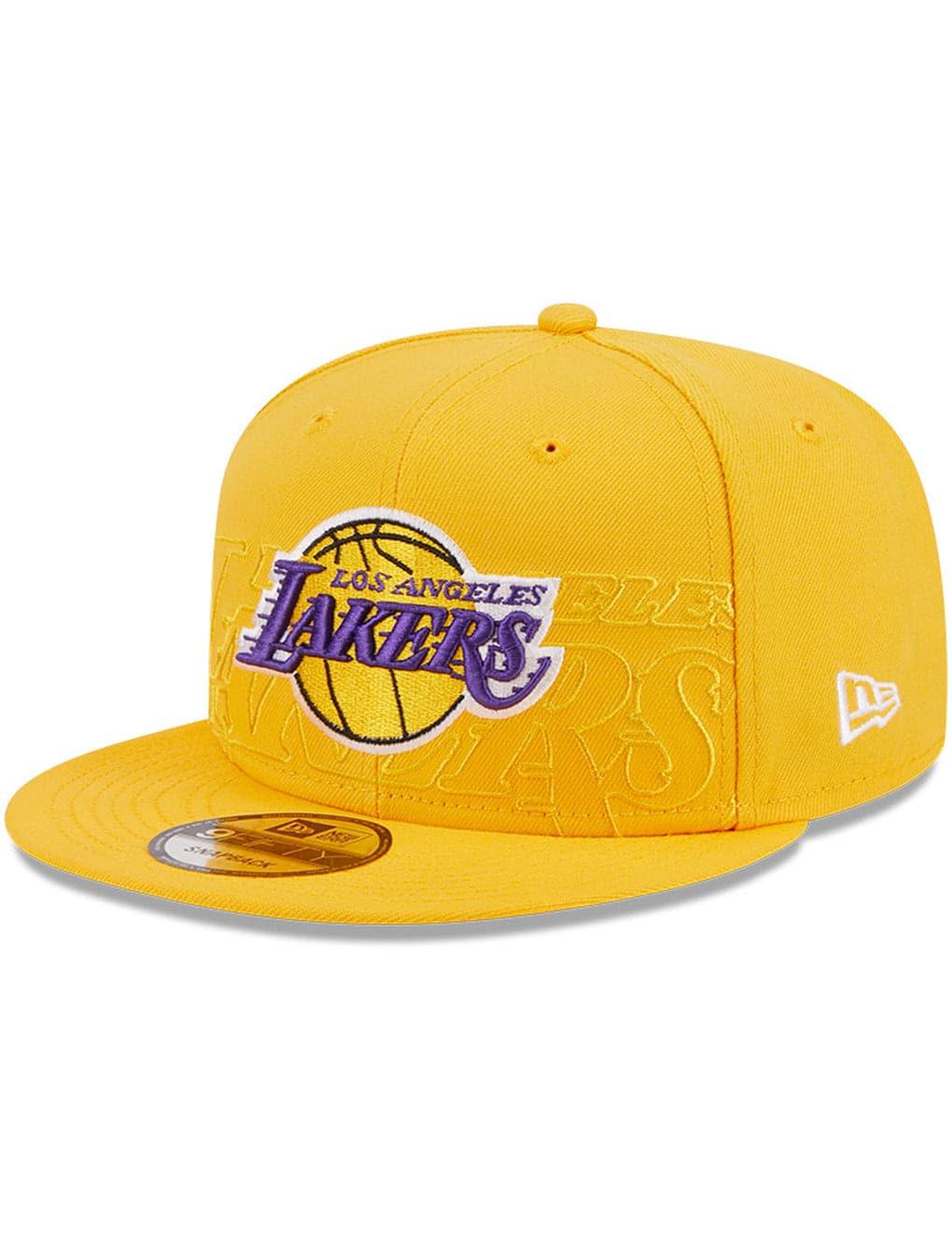 New Era Caps Los Angeles Lakers New Era NBA 23 Draft 9FIFTY Snapback Hat - Yellow