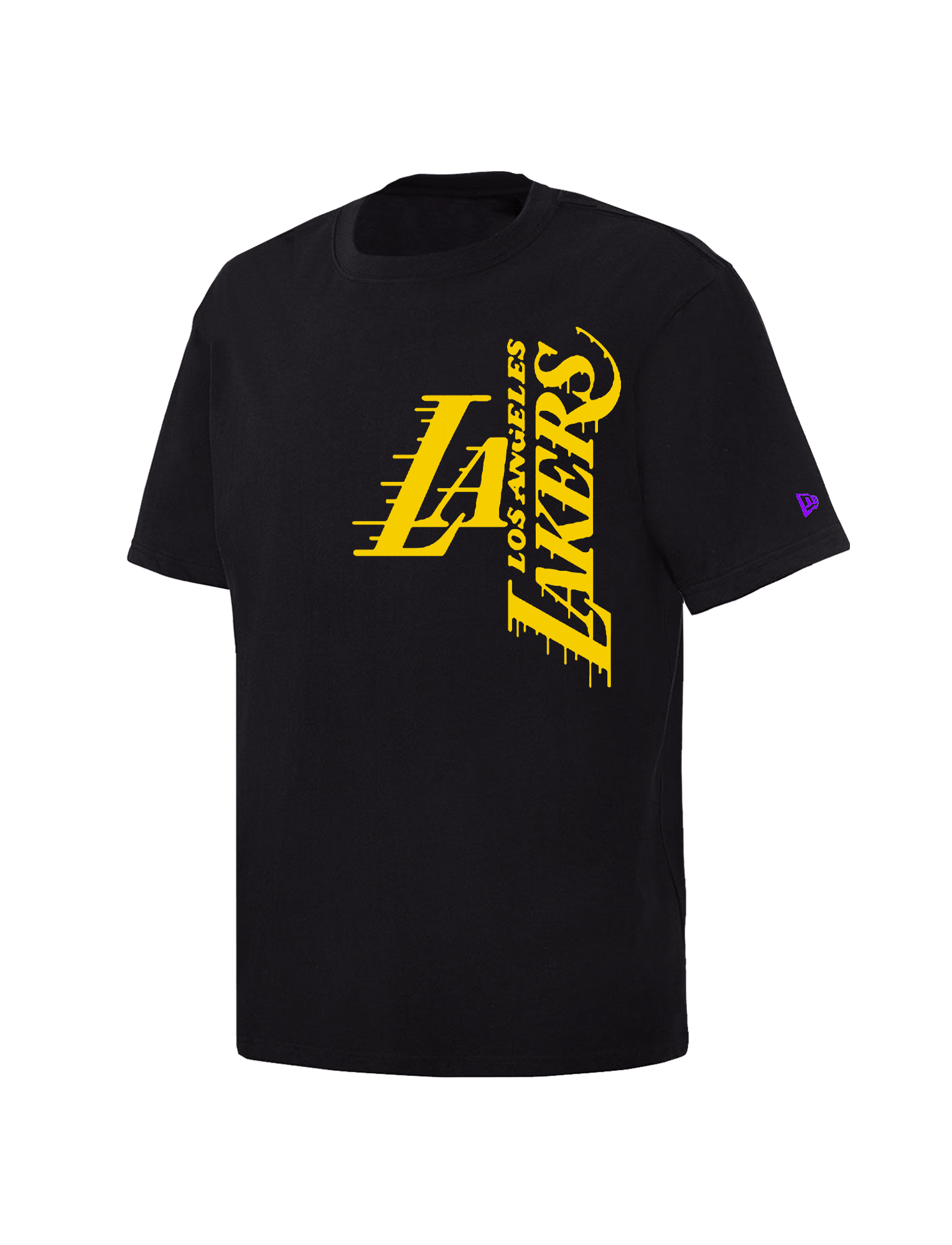 New Era T-Shirts Los Angeles Lakers New Era NBA 24-25 City Edition T-Shirt - Black