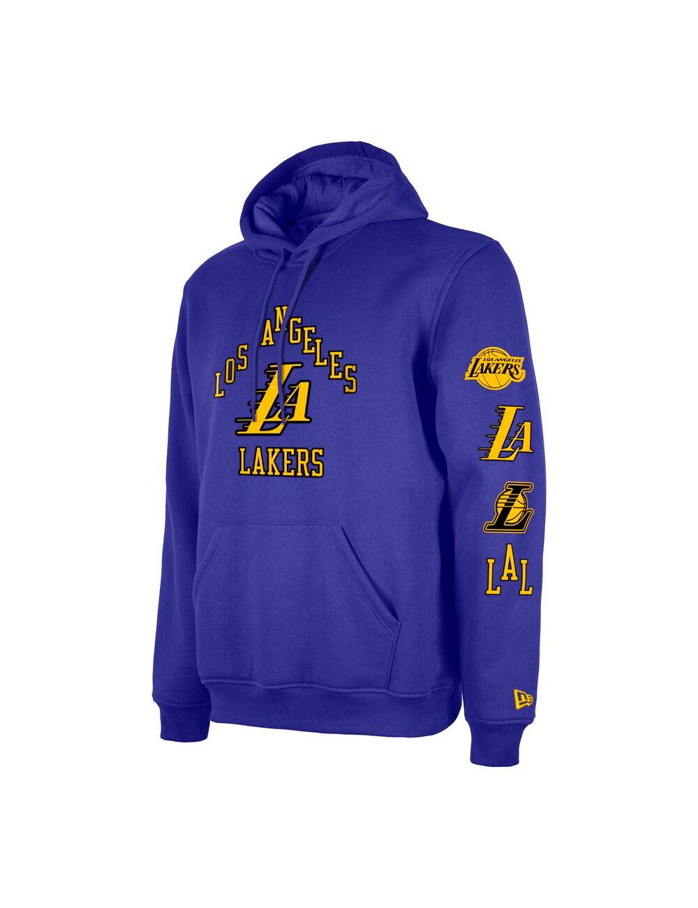 New Era Jumpers Los Angeles Lakers New Era NBA 24 City Edition Hoodie Jumper - Purple