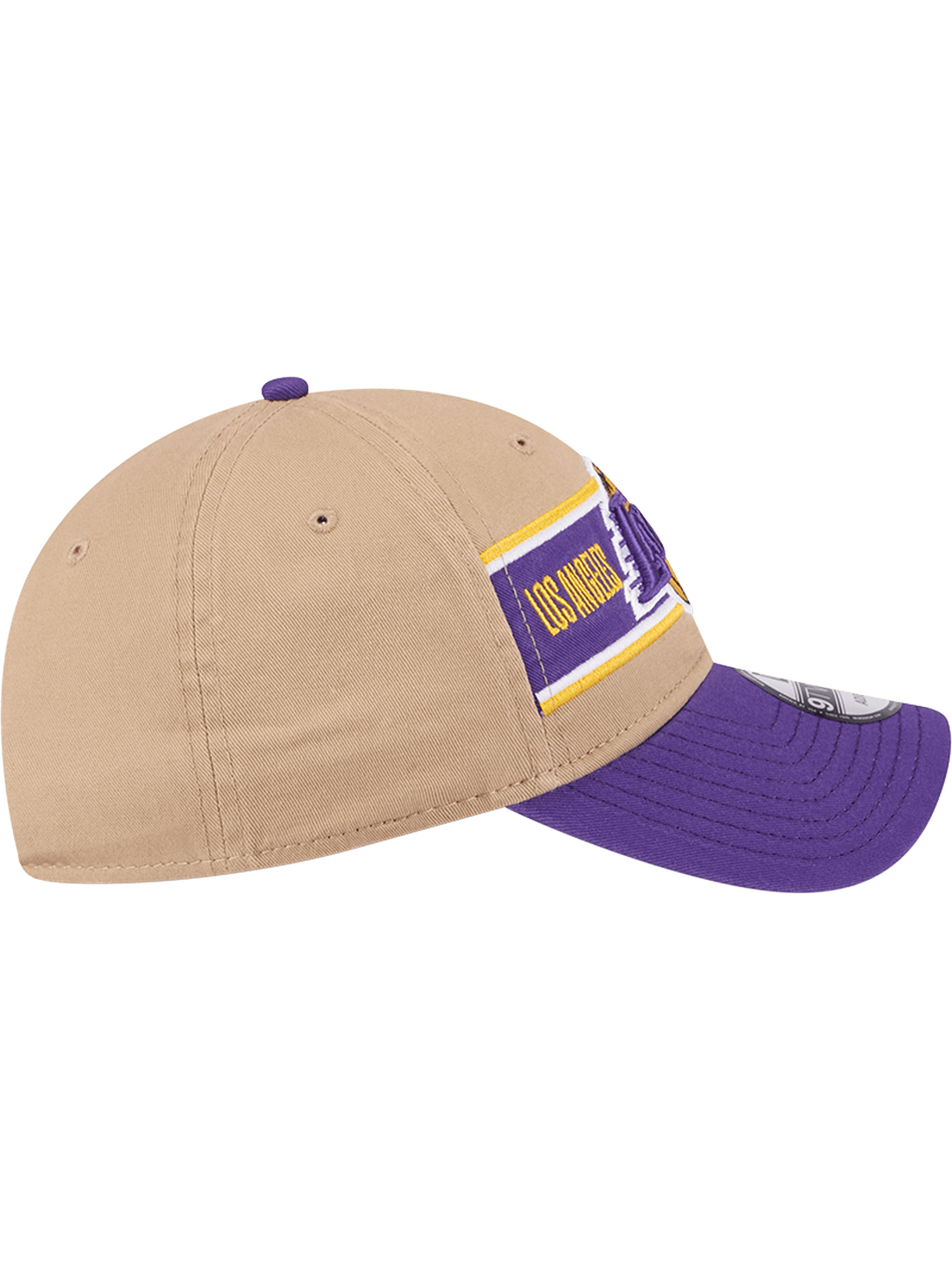 New Era Caps Los Angeles Lakers New Era NBA 24 Draft 9TWENTY Strapback Hat - Tan