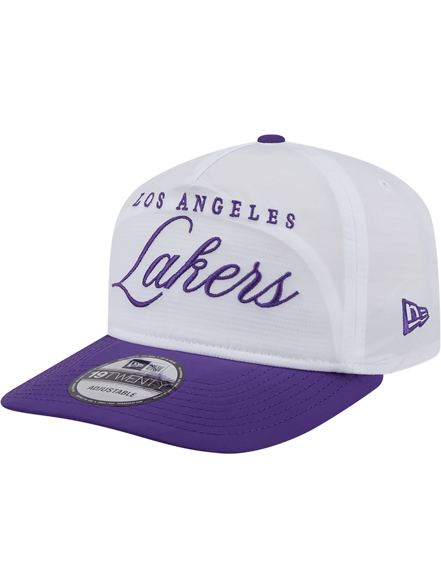 New Era Caps Los Angeles Lakers New Era NBA 25 Draft 19TWENTY A-Frame Pre-Curved Hat - White