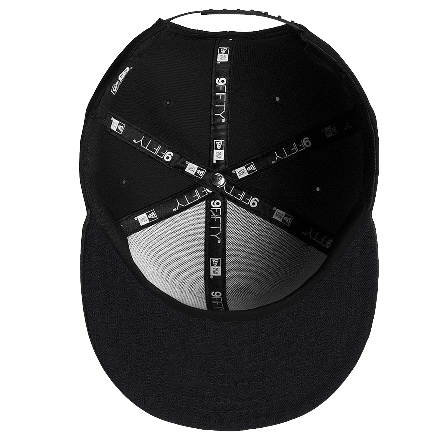 New Era Caps Los Angeles Lakers New Era NBA Black & White 9FIFTY Snapback Hat