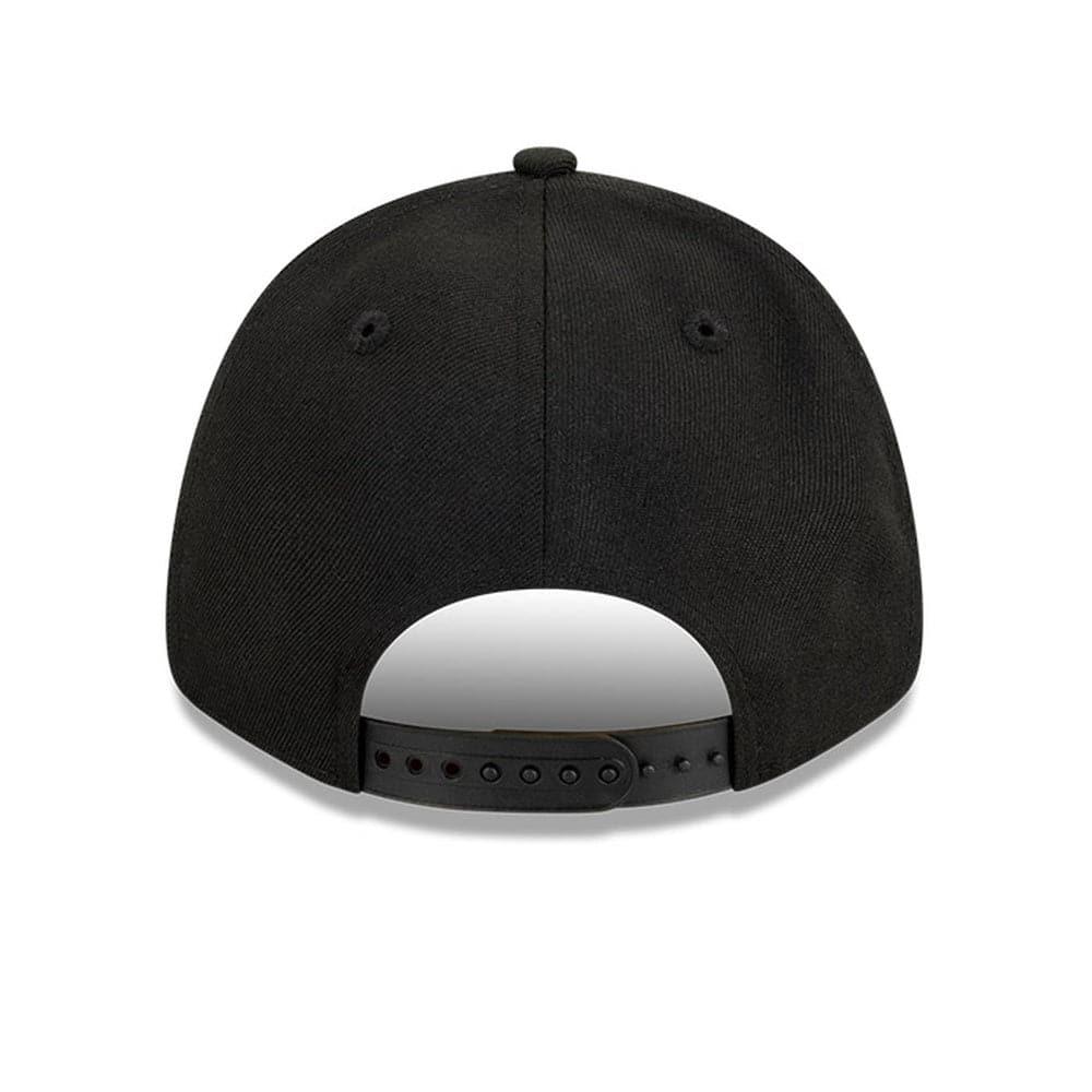 New Era Caps Los Angeles Lakers New Era NBA Champs Patch 9FORTY Snapback Hat - Black