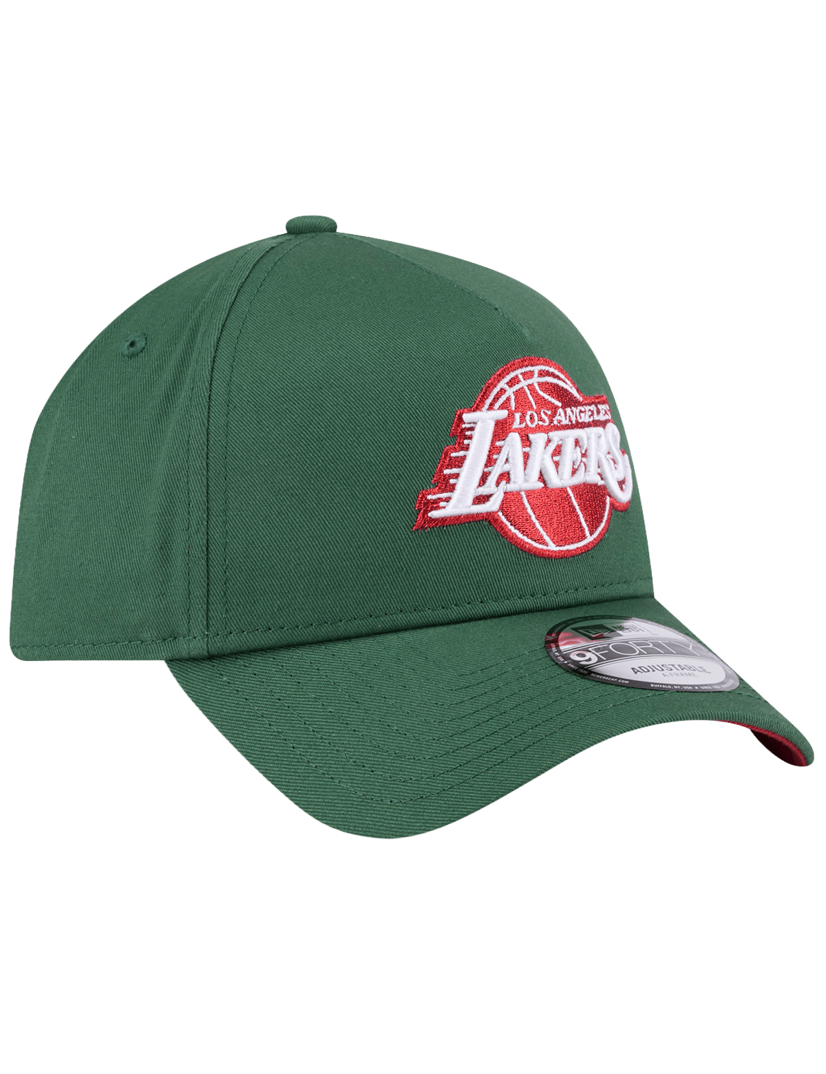 New Era Caps Los Angeles Lakers New Era NBA Cilantro 9FORTY A-Frame Snapback Hat