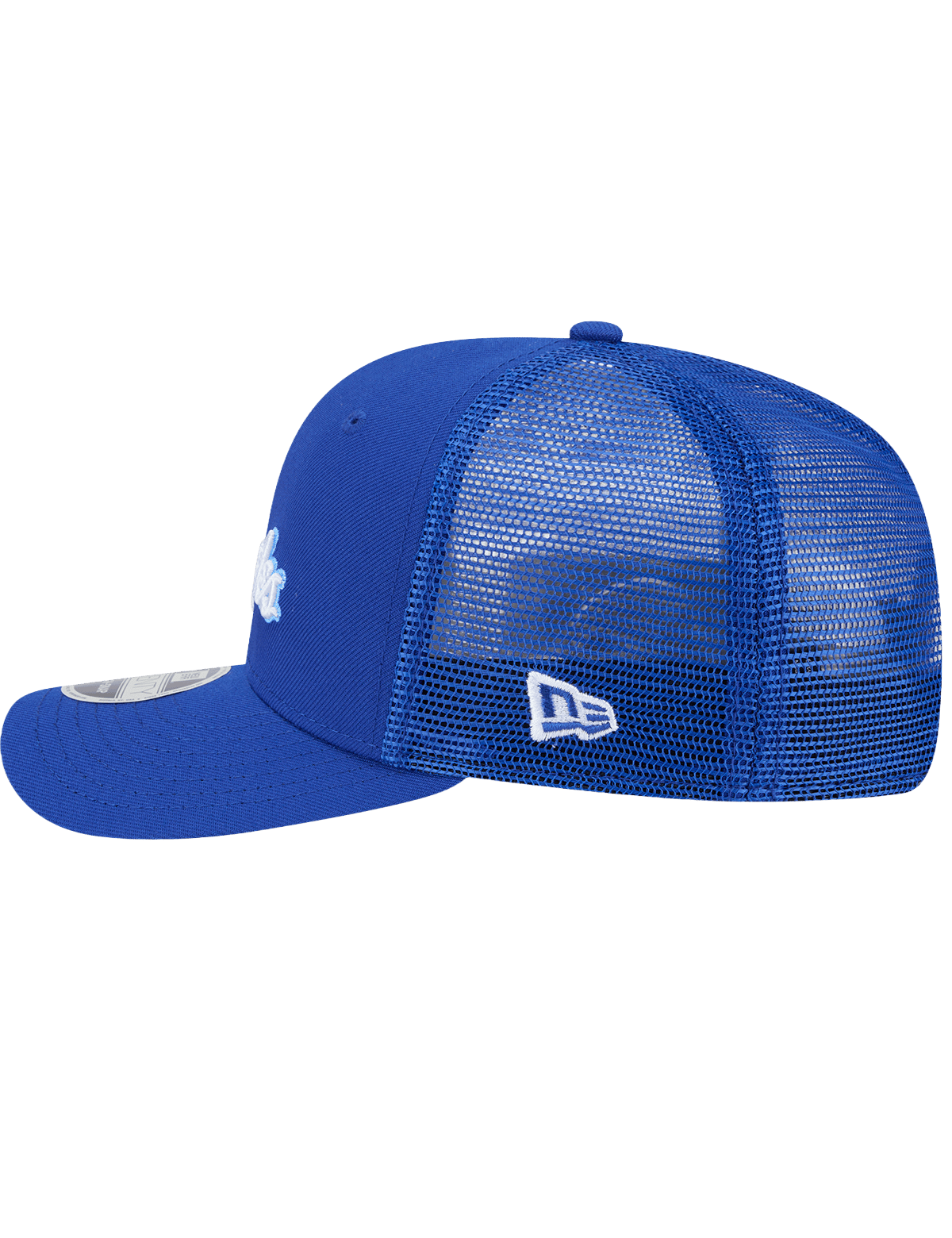 New Era Caps Los Angeles Lakers New Era NBA HWC 9SEVENTY Trucker Stretch Snapback Hat - Blue