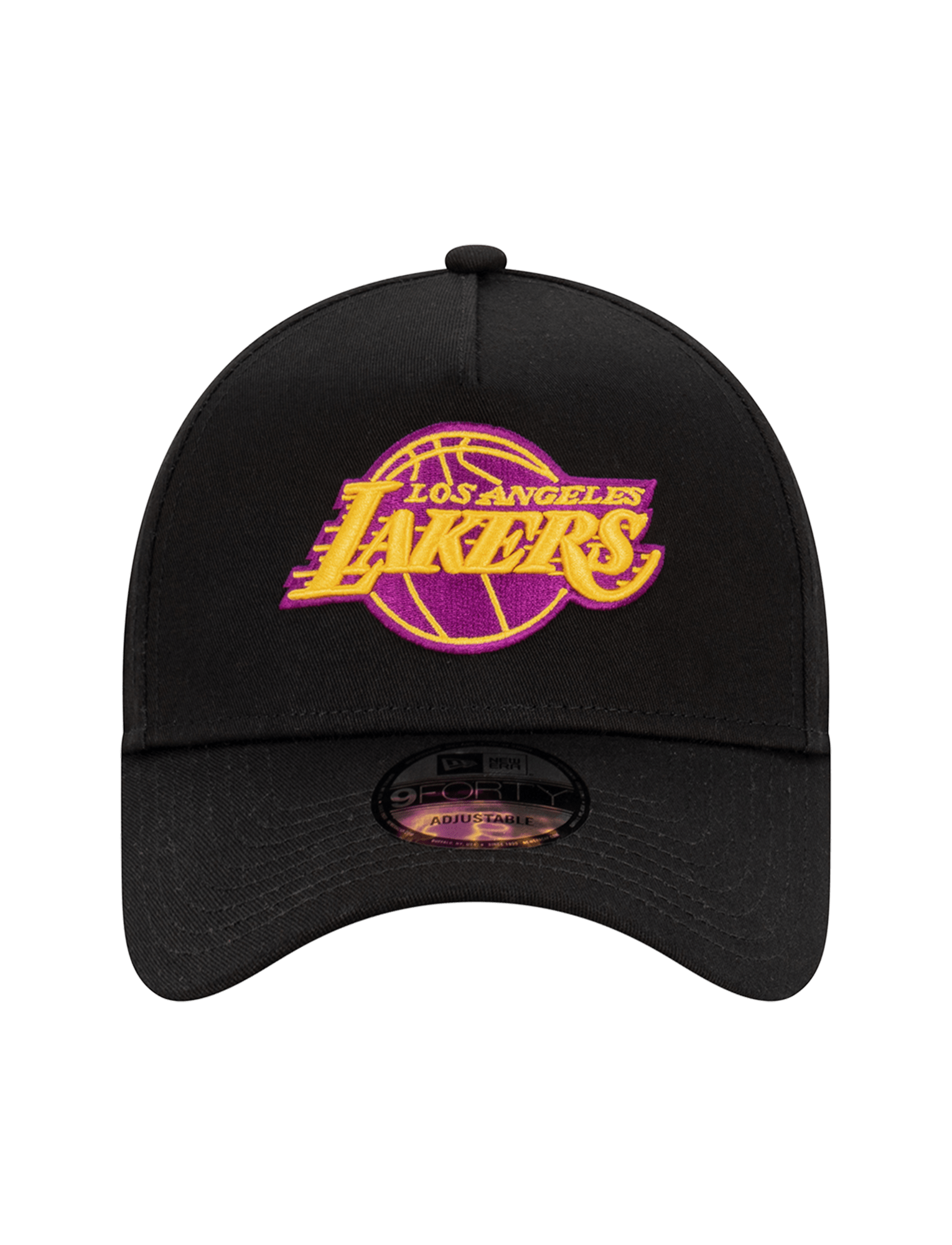 New Era Caps Los Angeles Lakers New Era NBA LA Vibes 9FORTY A-Frame Snapback Hat - Black