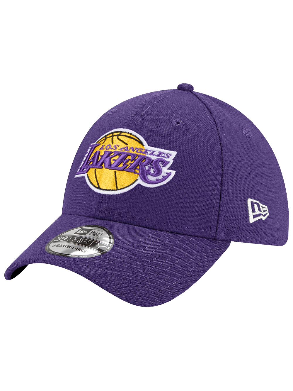 New Era Caps Los Angeles Lakers New Era NBA Team 39THIRTY Stretch-Fit Hat - Purple