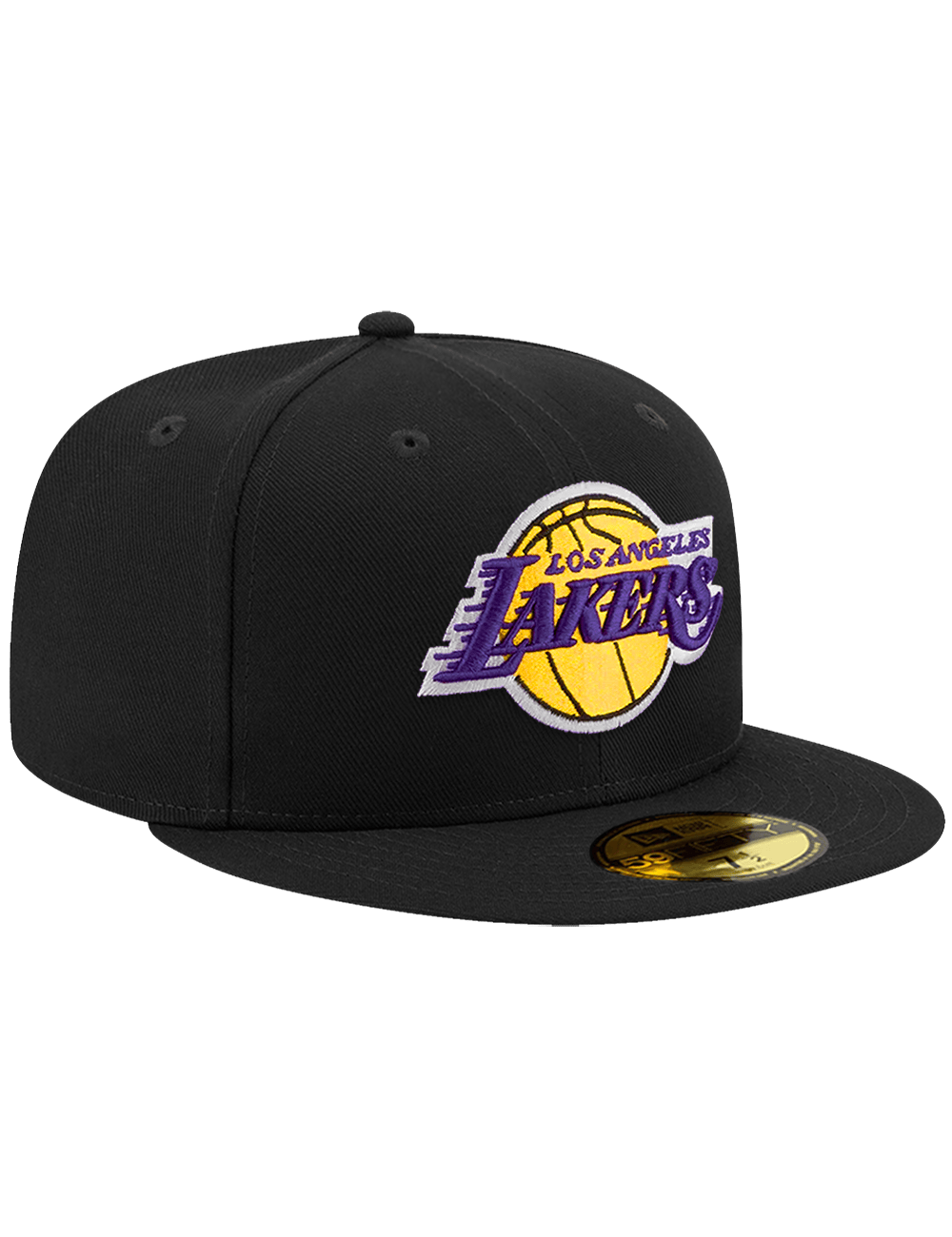 New Era Caps Los Angeles Lakers New Era NBA Team 59FIFTY Fitted Hat - Black
