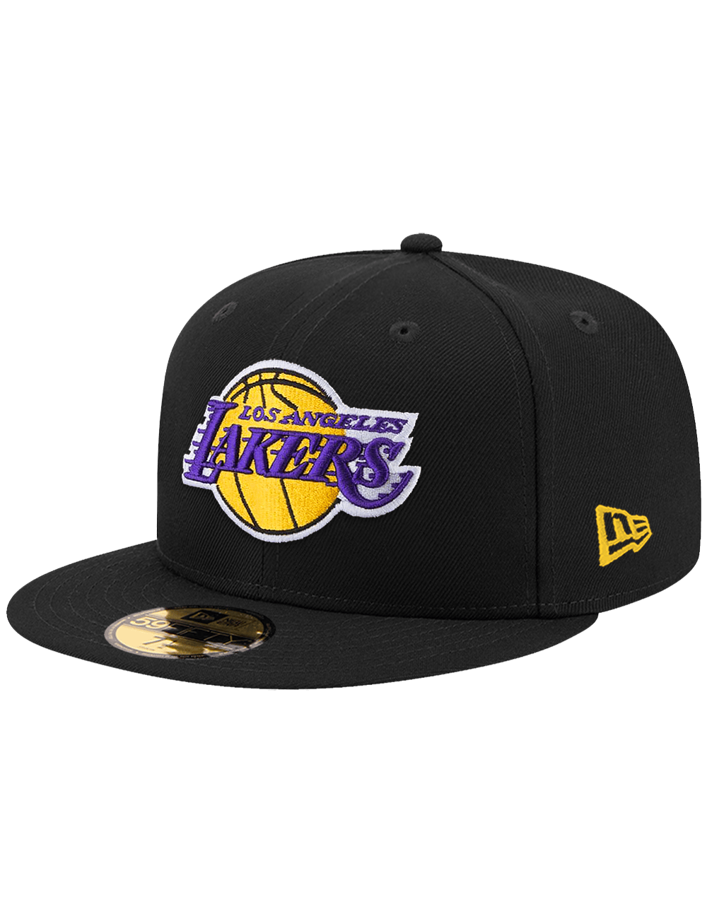 New Era Caps Los Angeles Lakers New Era NBA Team 59FIFTY Fitted Hat - Black