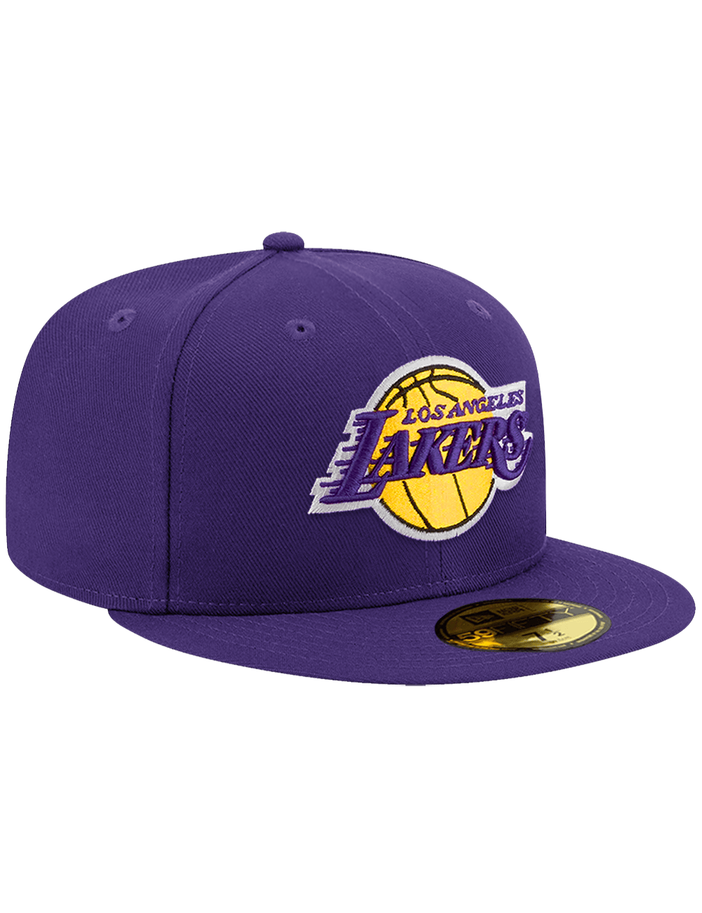 New Era Caps Los Angeles Lakers New Era NBA Team 59FIFTY Fitted Hat - Purple