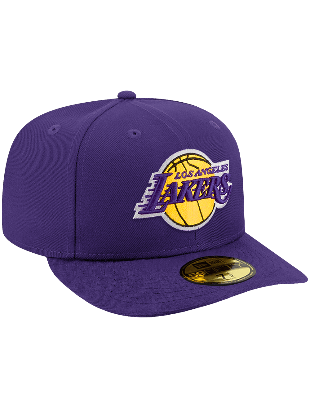 New Era Caps Los Angeles Lakers New Era NBA Team 59FIFTY Pre-Curved Fitted Hat - Purple