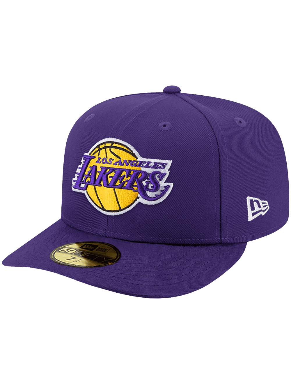 New Era Caps Los Angeles Lakers New Era NBA Team 59FIFTY Pre-Curved Fitted Hat - Purple