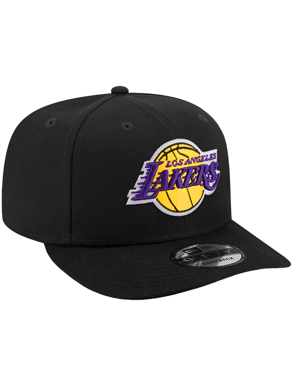 New Era Caps OSFA Los Angeles Lakers New Era NBA Team 9FIFTY Pre-Curved Snapback Hat - Black