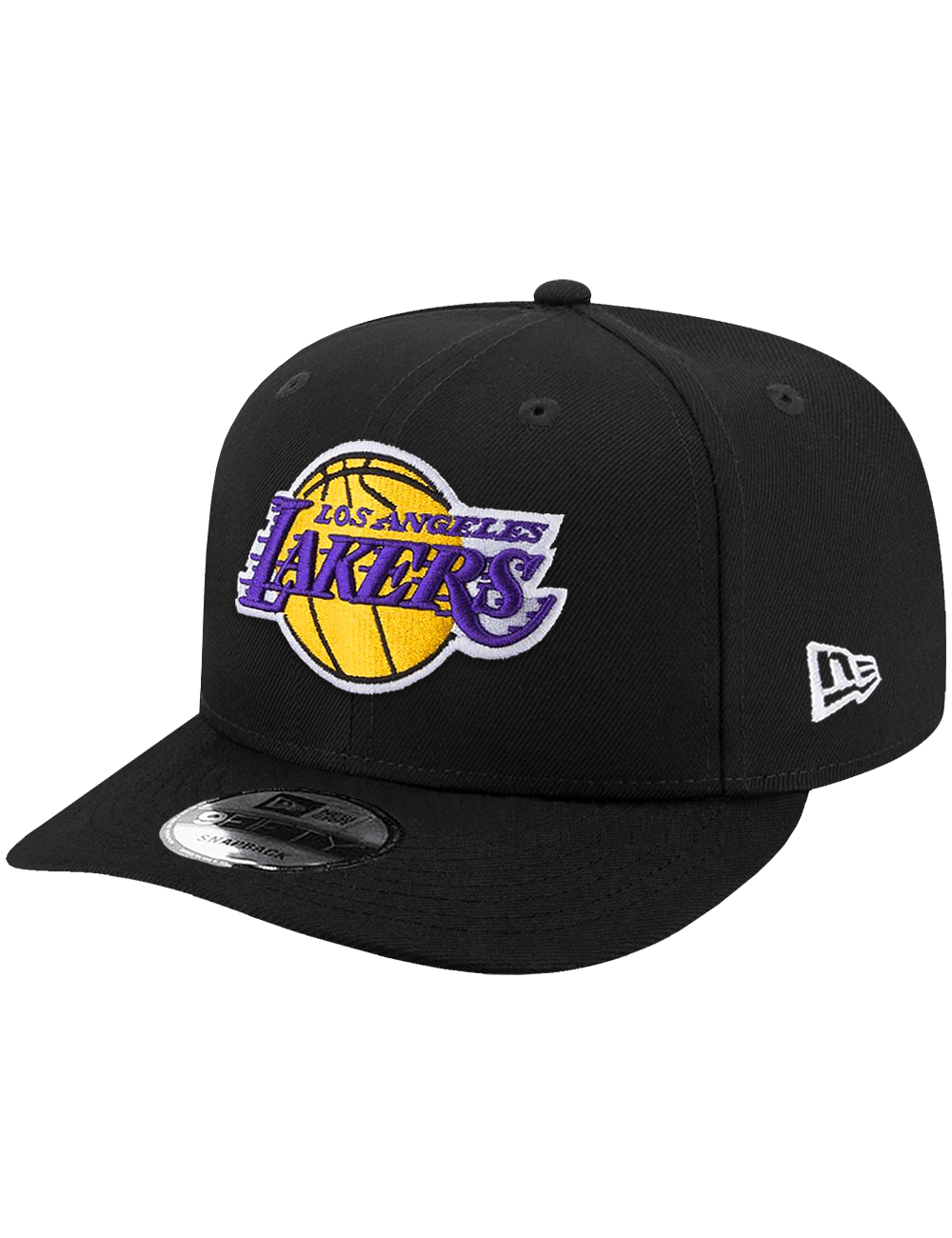 New Era Caps OSFA Los Angeles Lakers New Era NBA Team 9FIFTY Pre-Curved Snapback Hat - Black