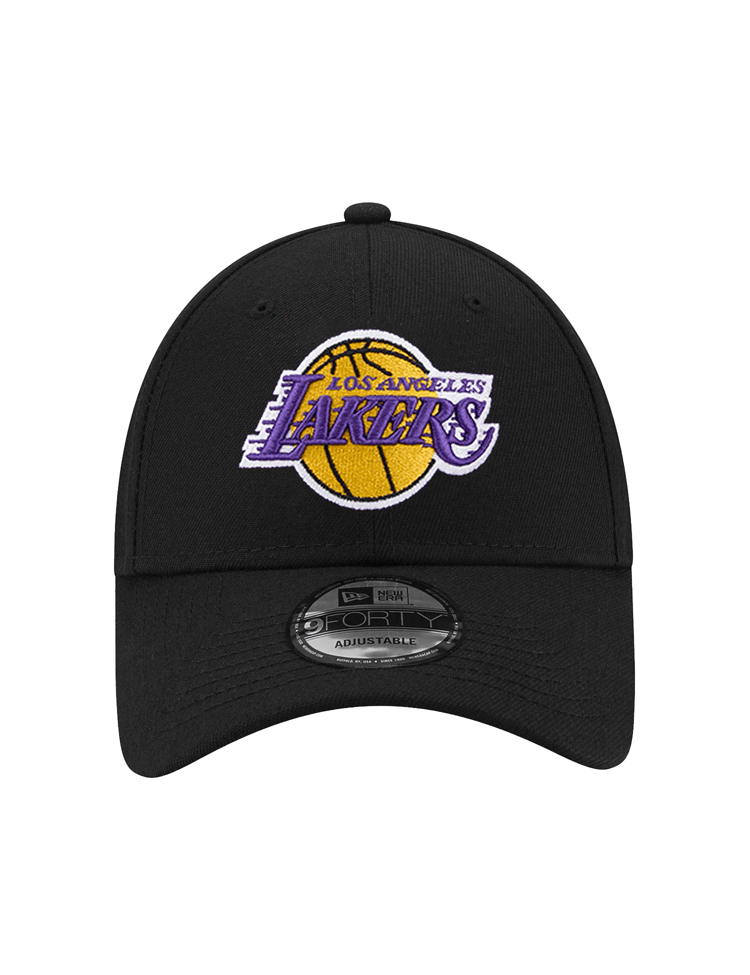 New Era Caps Los Angeles Lakers New Era NBA Team 9FORTY Strapback Hat - Black