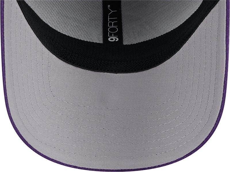 New Era Caps Los Angeles Lakers New Era NBA Team Digi-Tech 9FORTY Snapback Hat - Graphite