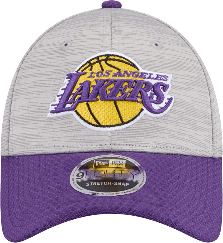 New Era Caps Los Angeles Lakers New Era NBA Team Digi-Tech 9FORTY Snapback Hat - Graphite