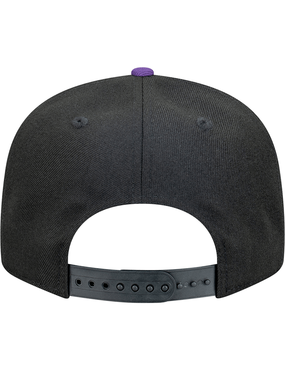 New Era Caps Los Angeles Lakers New Era NBA Vintage Script 9FIFTY Snapback Hat - Black
