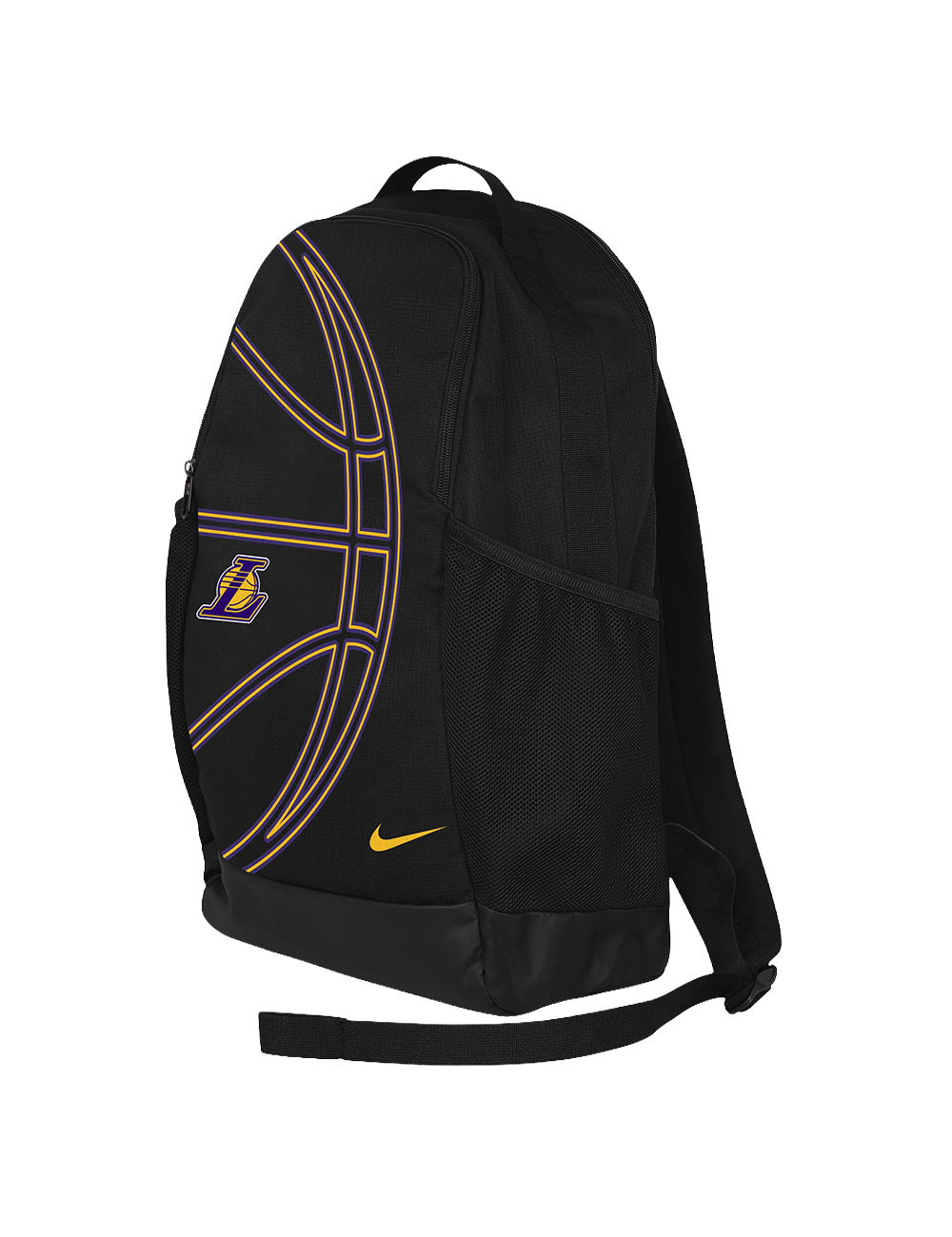 Nike Accessories Los Angeles Lakers Nike NBA Brasilia 2.0 Backpack Bag - Black