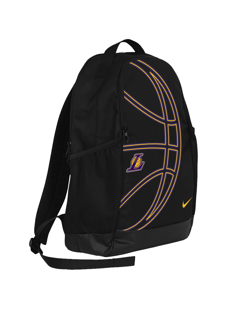 Nike Accessories Los Angeles Lakers Nike NBA Brasilia 2.0 Backpack Bag - Black