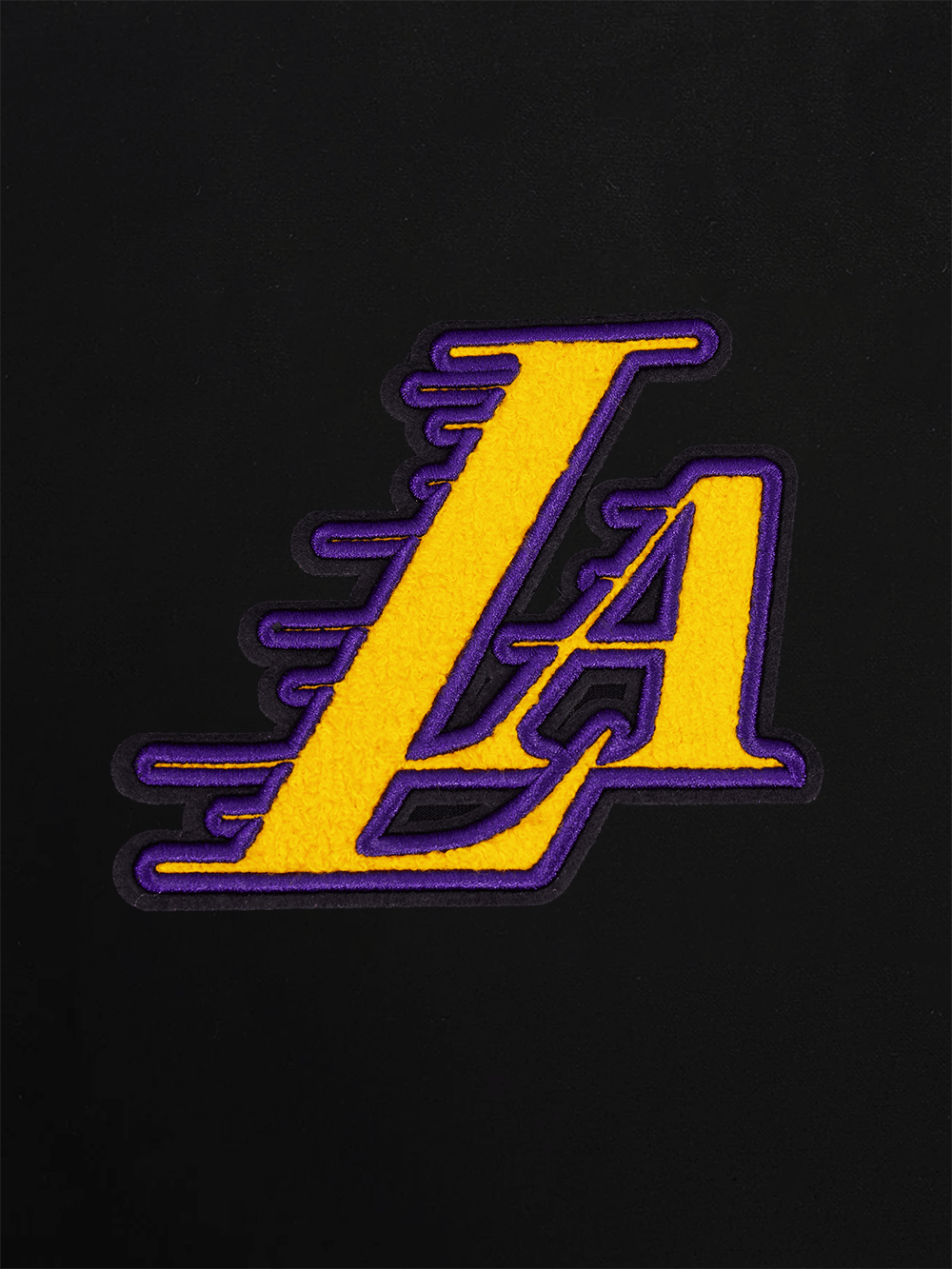 Pro Standard Jumpers Los Angeles Lakers Pro Standard NBA Classic Chenille Flex Hoodie Jumper - Black